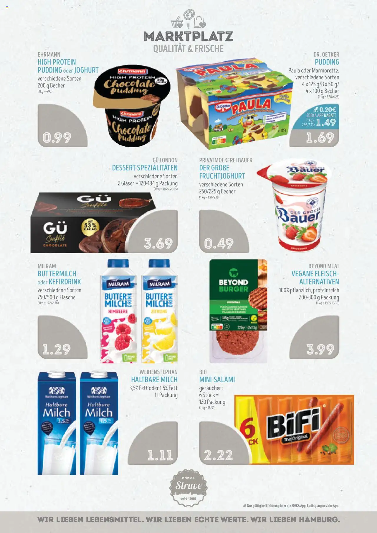 Edeka Struve Prospekt 	 – gültig ab 06.10.2025 | Seite: 7 | Produkte: Joghurt, Bifi, Milram, Himbeere