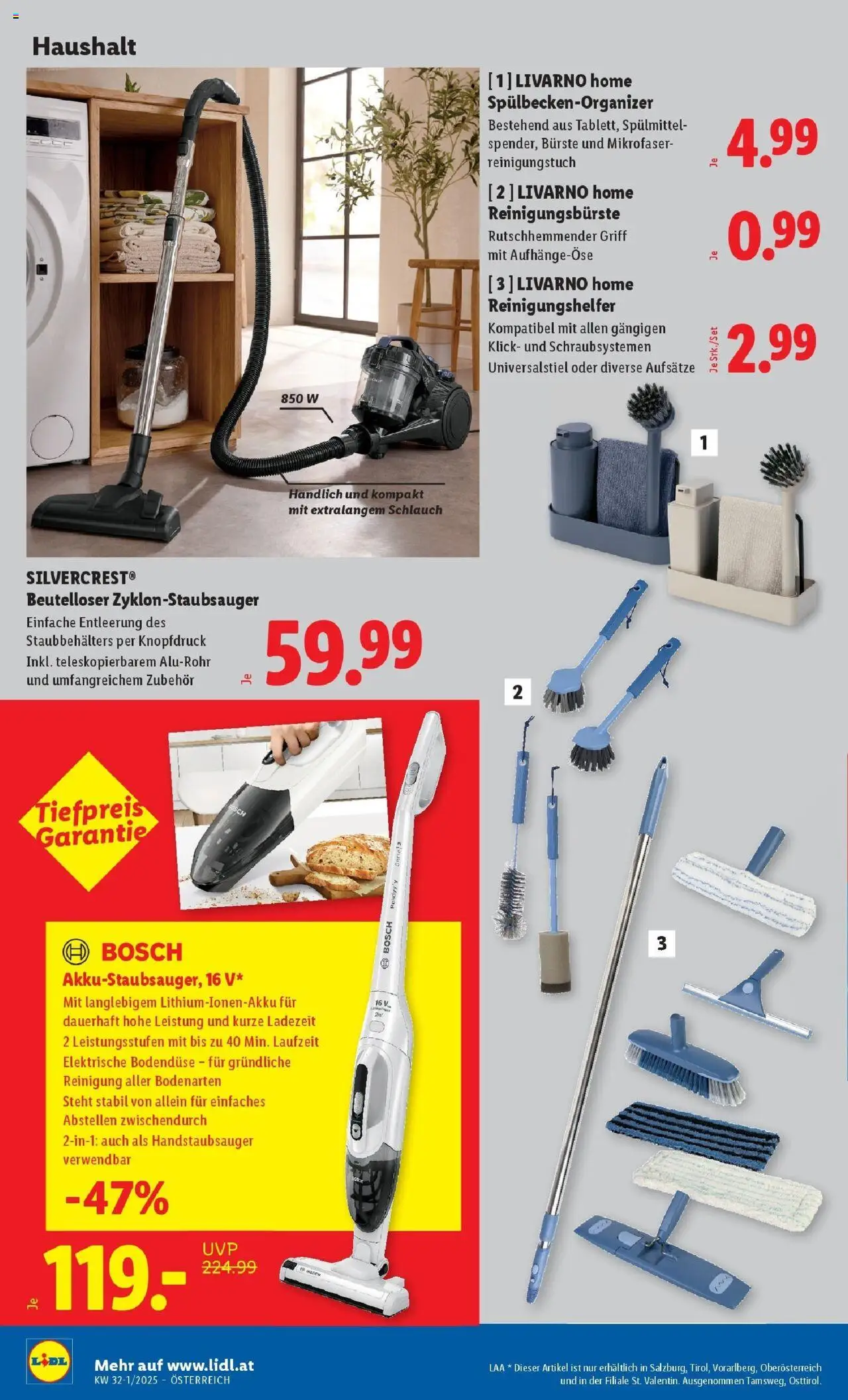 Lidl Flugblatt - Salzburg, Dornbirn, Jenbach gültig ab 31.07.2025 | Seite: 32 | Produkte: Bürste
