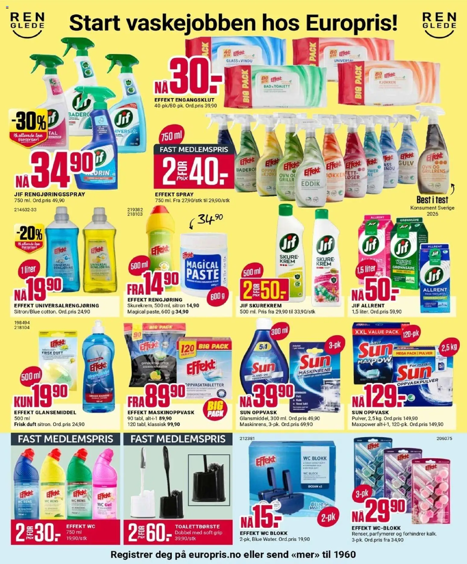 {H1} | Side: 3 | Produkter: Стаціонарний телефон, Ovn, Суміш дитяча, Grønnsåpe