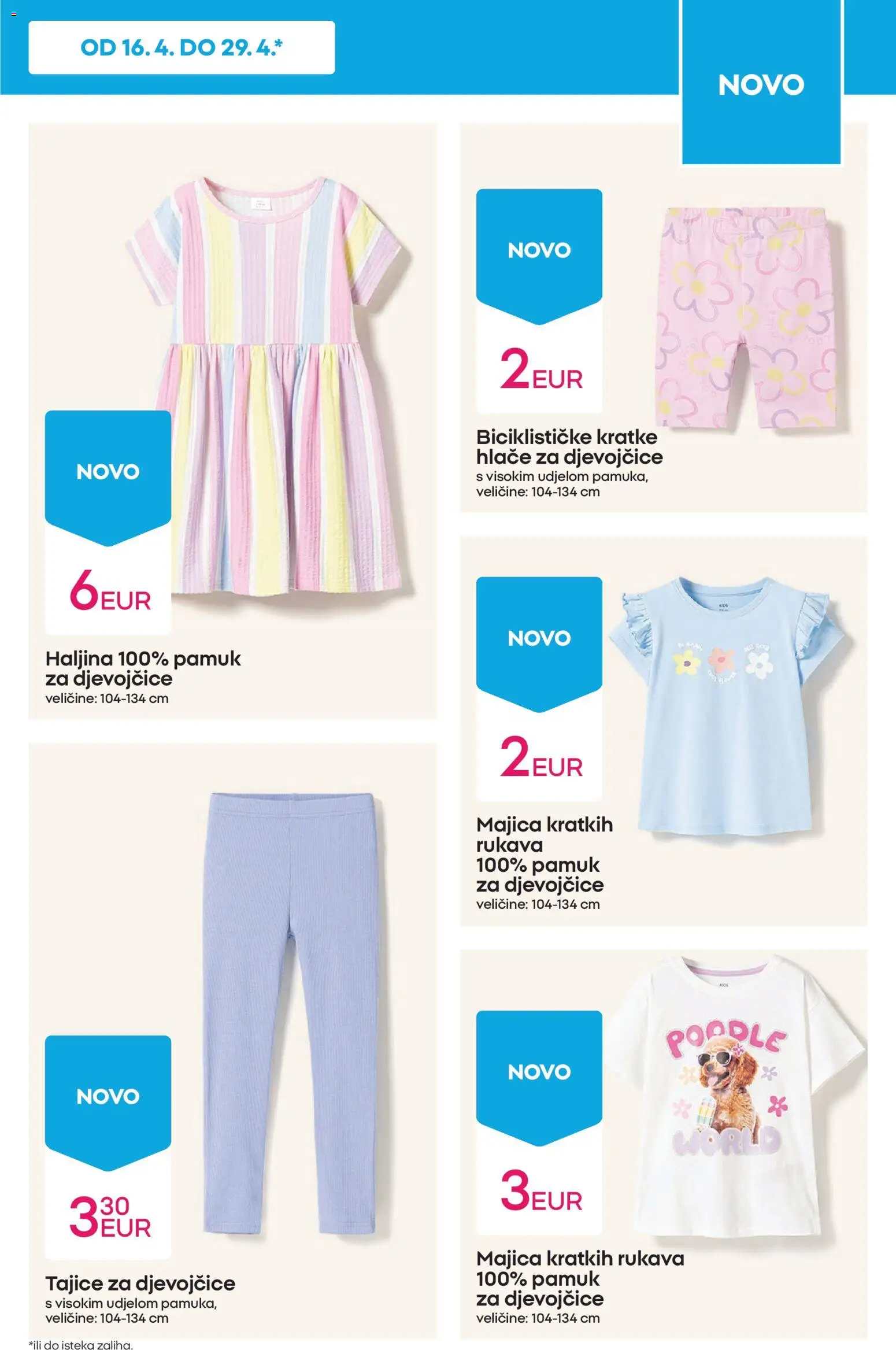 Pepco katalog | vrijedi od 23.04.2026 | Stranica: 11 | Proizvodi: Majica, Hlače, Tajice, Haljina