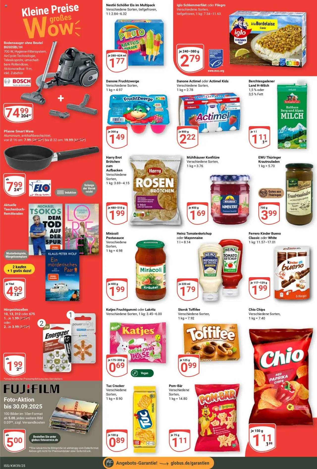 Globus Prospekt 	 – gültig ab 22.09.2025 | Seite: 2 | Produkte: Bosch, Kinder bueno, Brot, Chips
