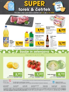 Novi Tuš katalog ponudbe – veljaven od 07.09.2025 | Stran: 24 | Izdelki: Pivo, Paradiznik, Sladoled, Zelje