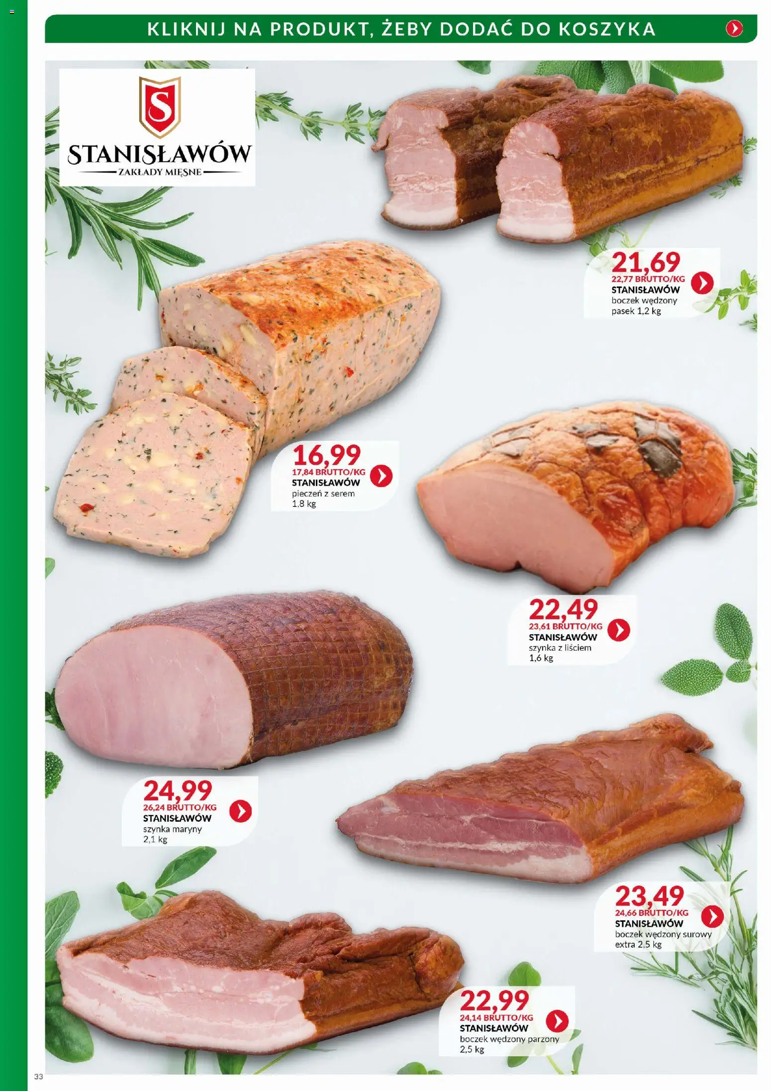 Eurocash Gazetka - Katalog Wędlin od 01.11.2025 | Strona: 33