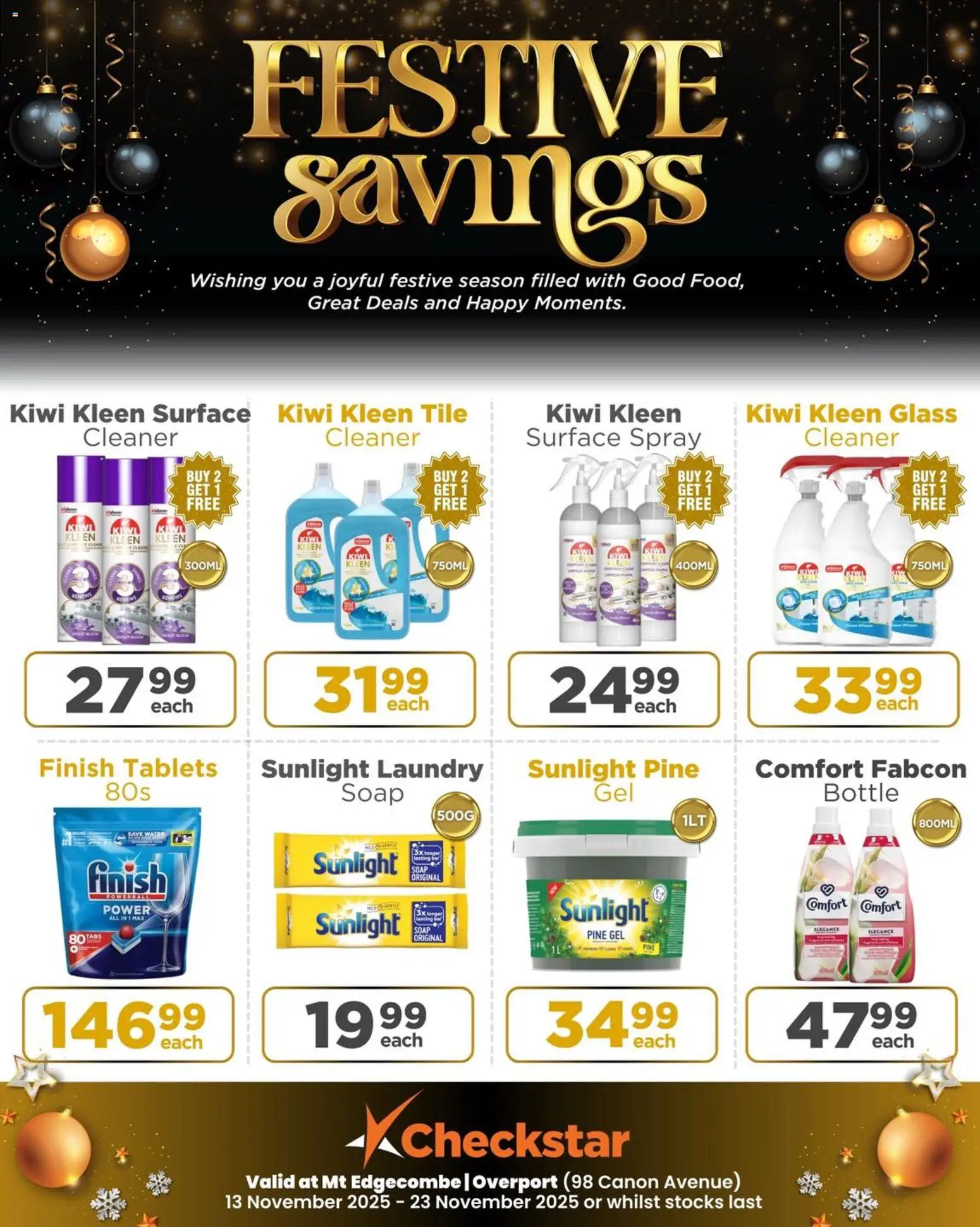 New Check Star catalogue – valid from 13.11.2025 | Page: 9 | Products: Kiwi, Soap