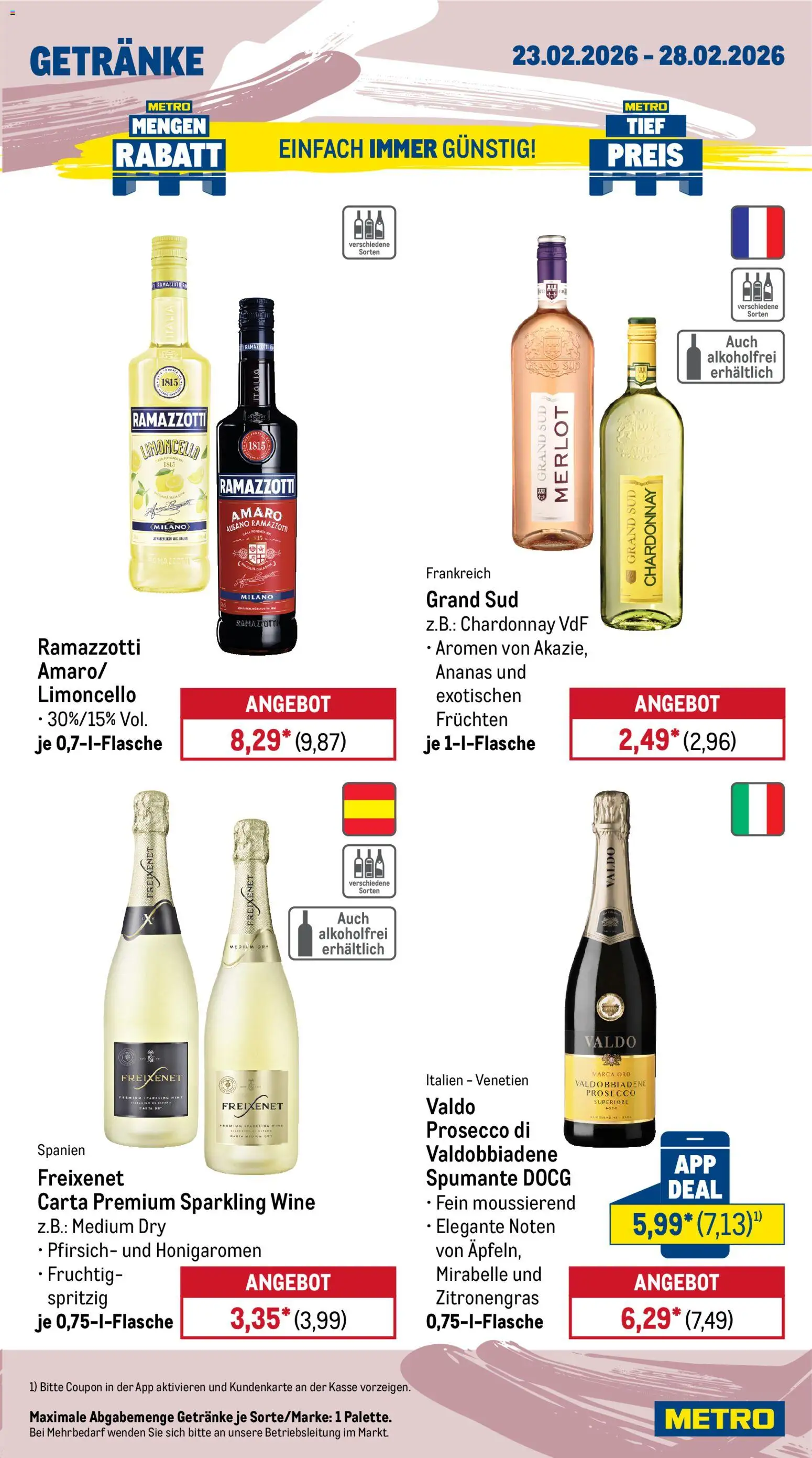 Metro Prospekt 	 – gültig ab 23.02.2026 | Seite: 15 | Produkte: Zitronengras, Ananas, Limoncello, Ramazzotti
