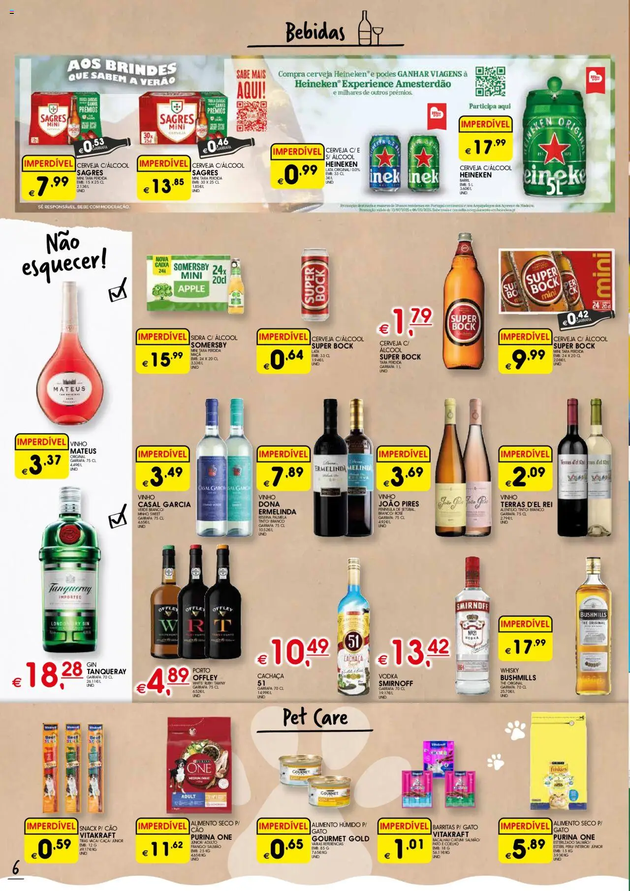 Meu Super folheto │ válido de 21.08.2025 | Página: 6 | Produtos: Salmão, Caixa, Cerveja, Coelho