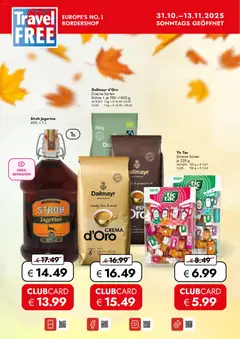 Travel Free  Aktionsangebote ab 31.10.2025 gültig