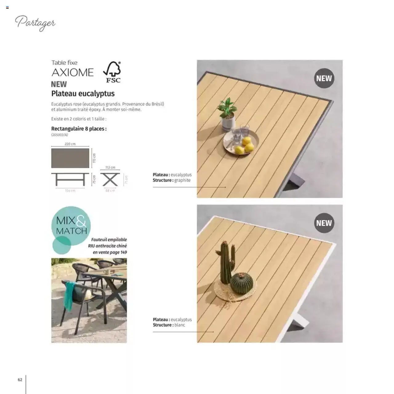  | Page: 62 | Produits: Plateau, Fauteuil, Table