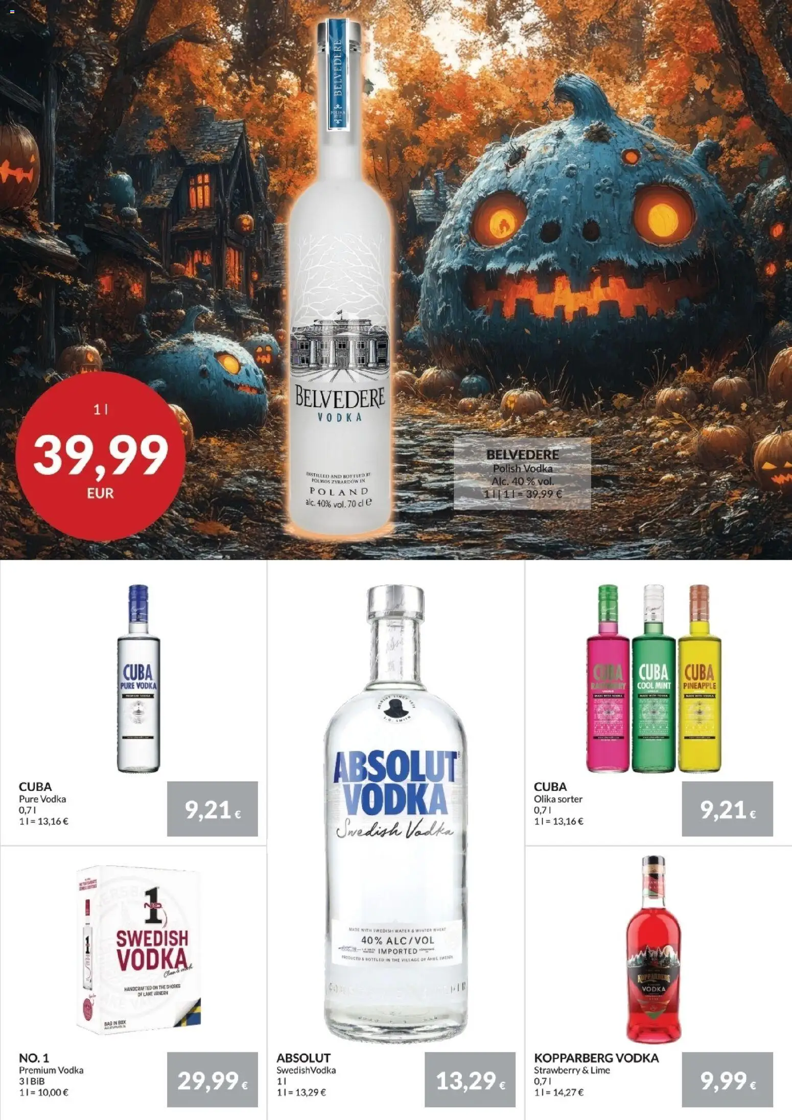 Nielsen Discount tilbudsavis – gyldig fra 02.10.2025 | Side: 33 | Produkter: Vodka, Lime