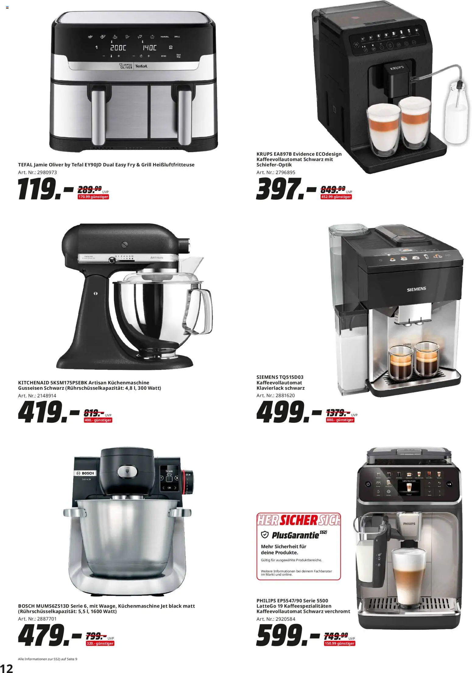 Media Markt Prospekt 	 – gültig ab 22.12.2025 | Seite: 12 | Produkte: Bosch, Philips, Krups, Grill