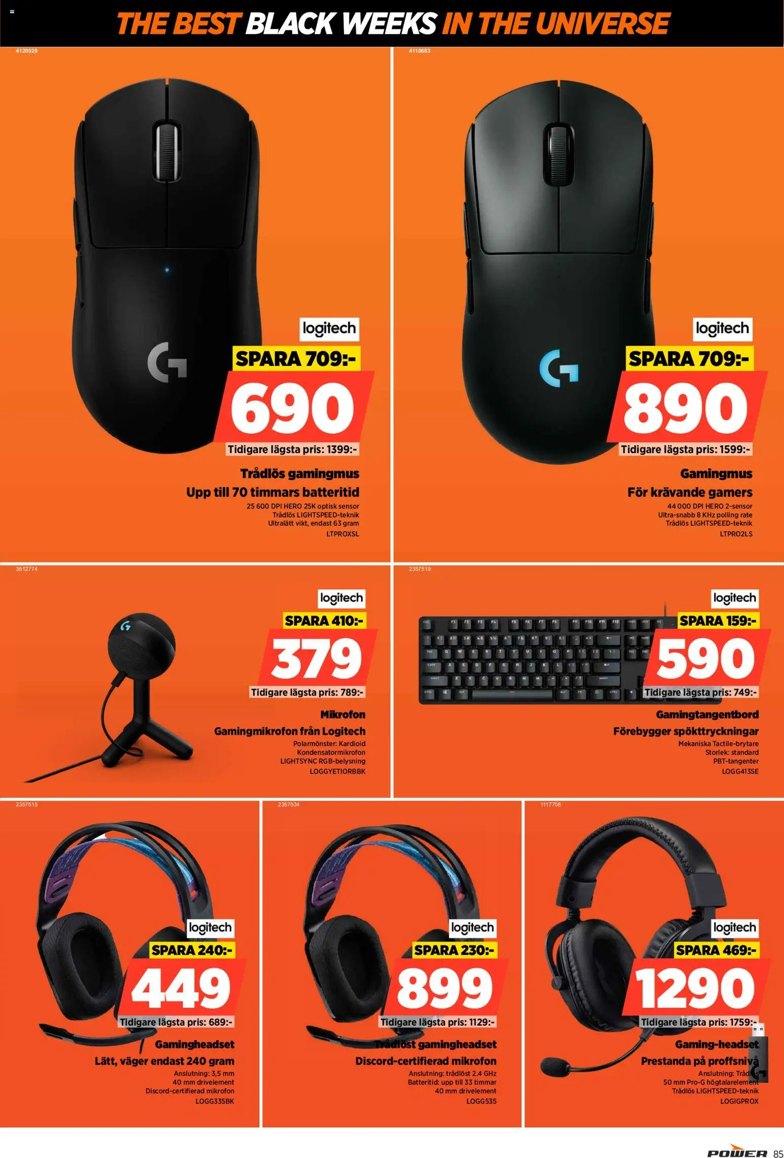 Power reklamblad aktuell från 24.11.2025 | Sida: 85 | Produkter: Mikrofon