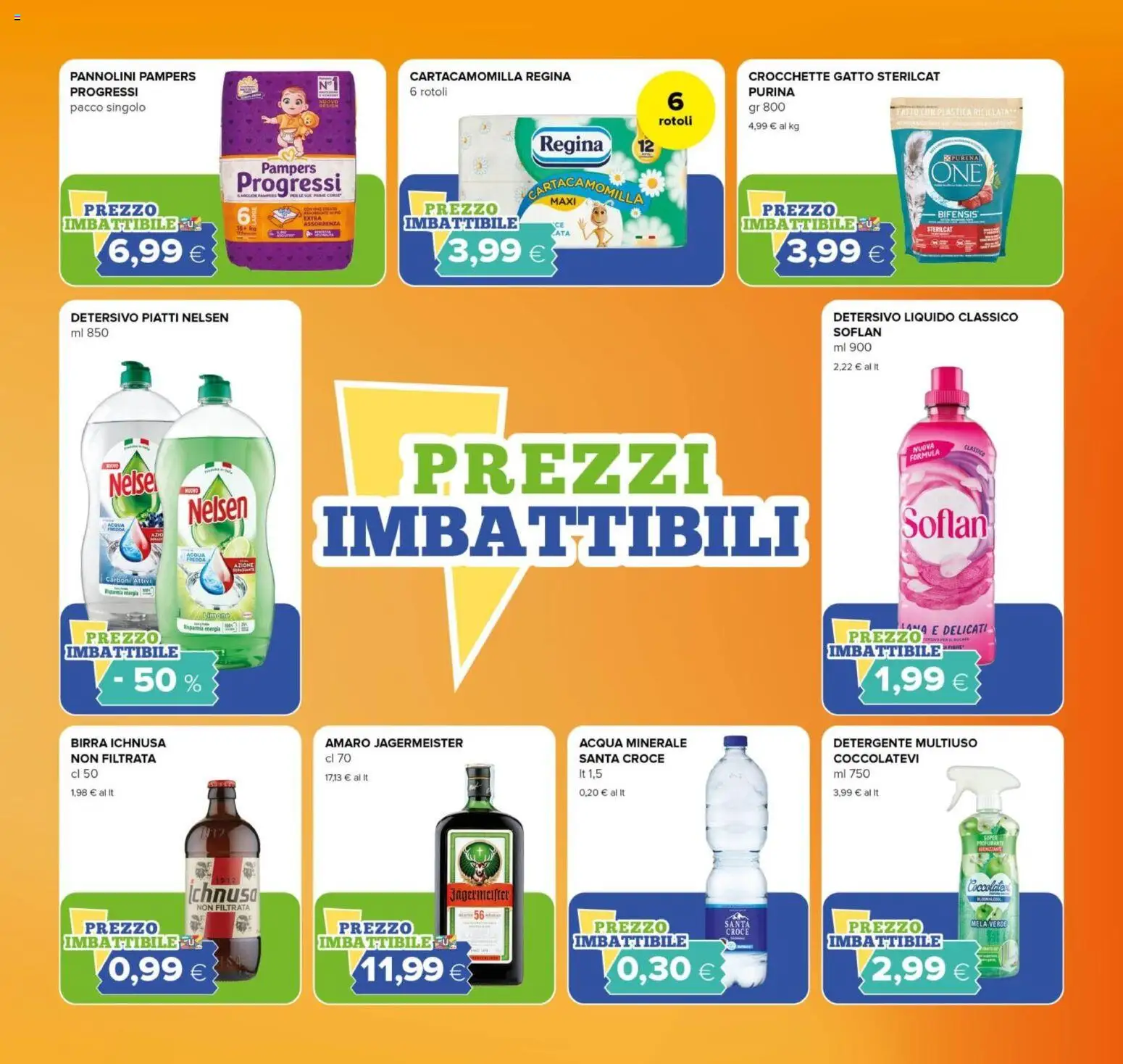 Volantino Tigre del 23.10.2025 | Pagina: 3 | Prodotti: Pannolini, Detergente, Limone, Pampers
