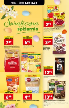 Pogląd oferty "Biedronka gazetka od środy" - ważna od 01.04.2026 | Strona: 42 | Produkty: Czekolady, Ciasto, Soda oczyszczona, Babka