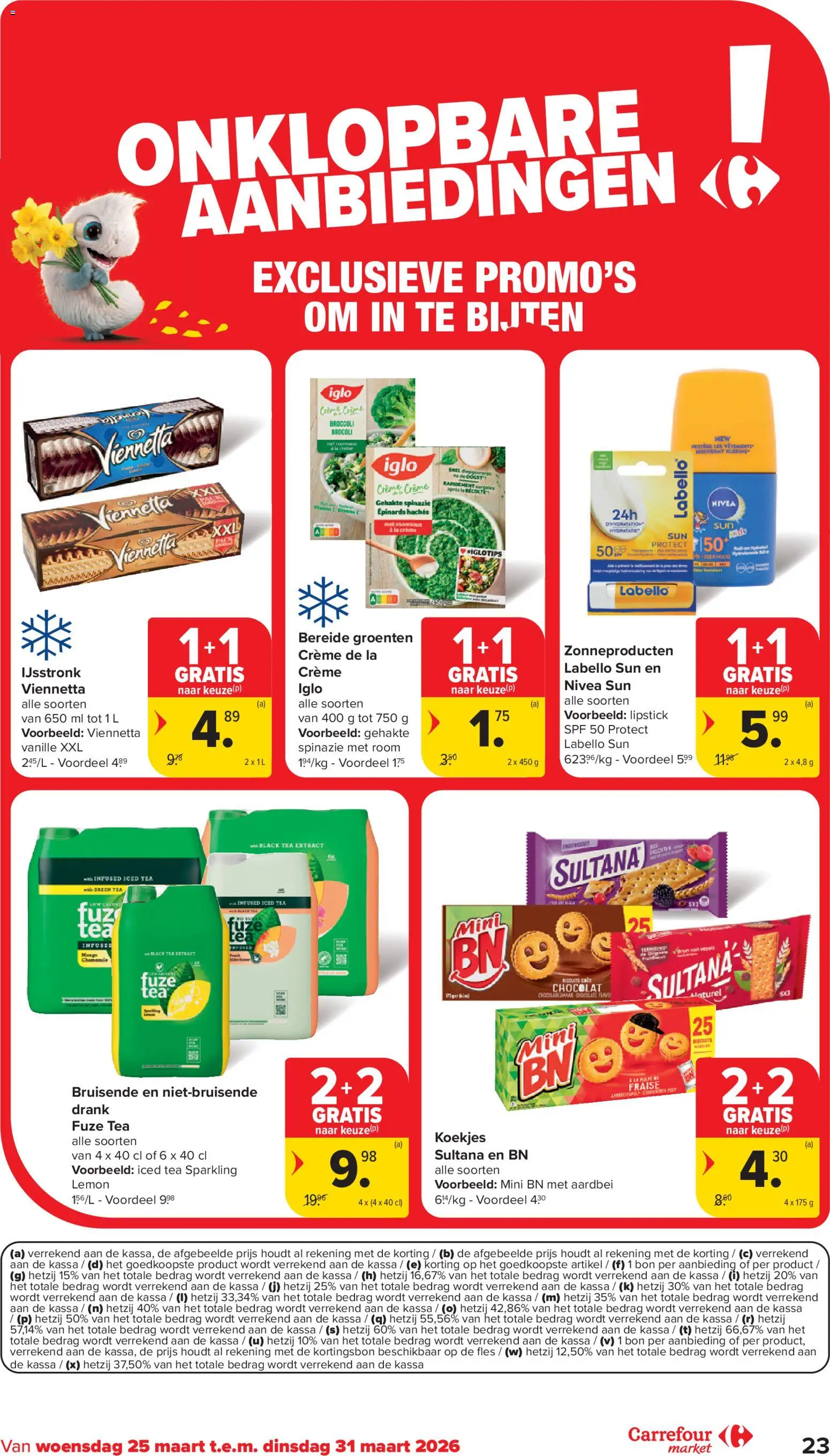 Nieuwe » Carrefour market folder van 25/03/2026 🤩  « is er! Ontdek geweldige aanbiedingen en bespaar. | Belgium
