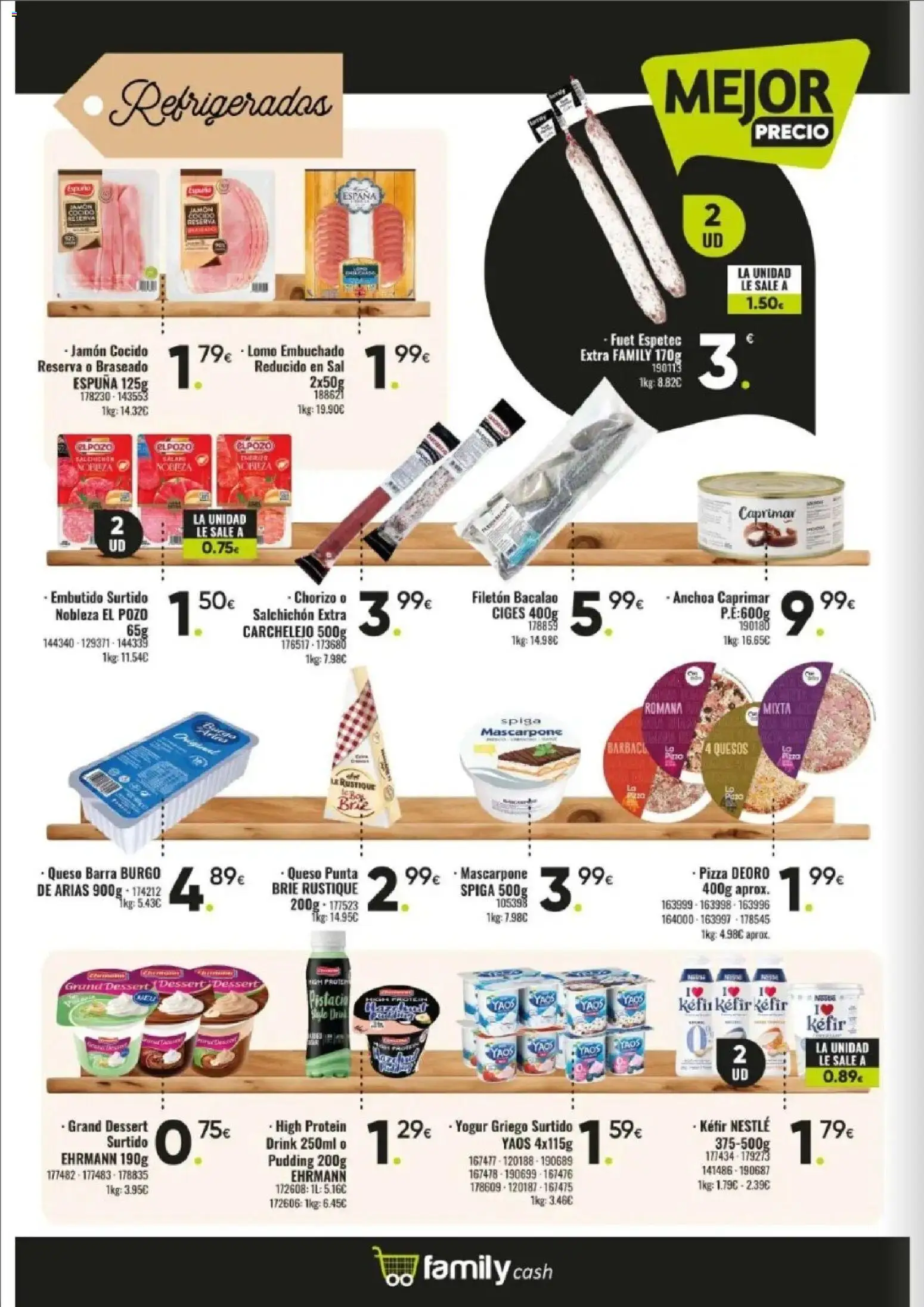 Family Cash folleto │ válido desde el 09.03.2026 | Página: 4 | Productos: Jamón, Pizza, Μαγειρική εστία, Anchoa