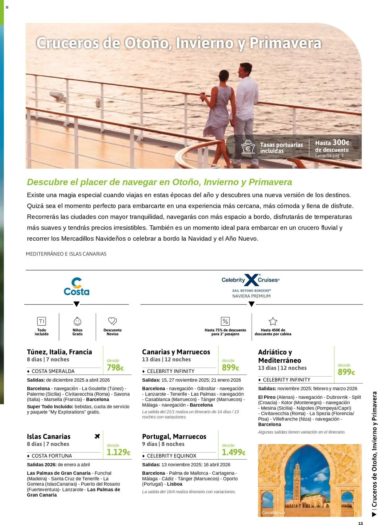 Viajes El Corte Inglés - Crucero Fantástico │ válido desde el 16.09.2025 | Página: 13 | Productos: Navegación