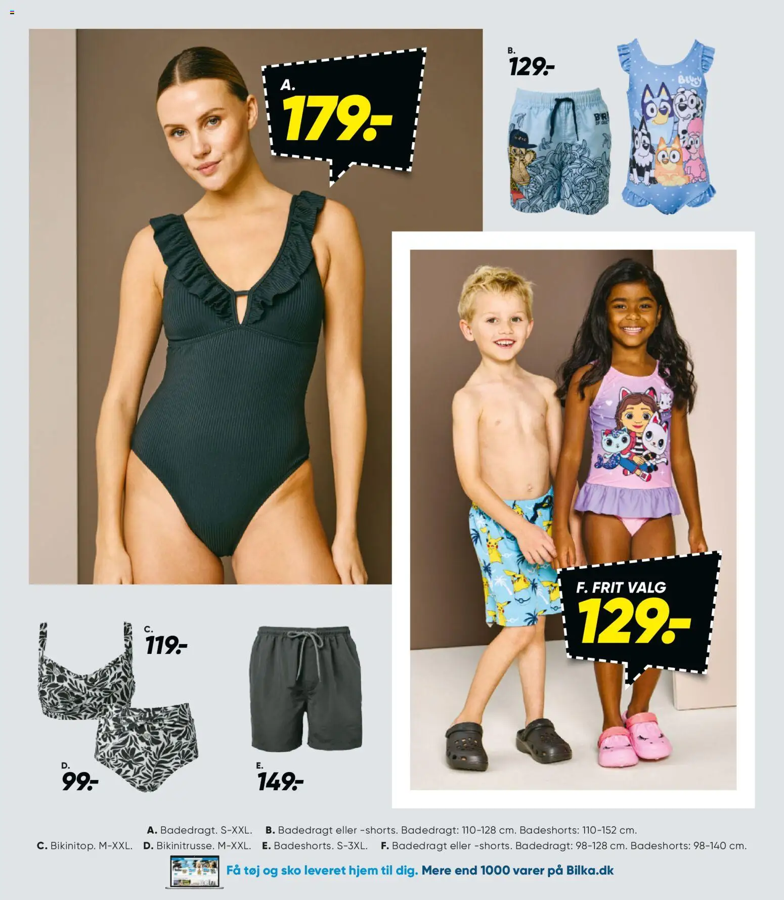 Bilka tilbudsavis – gyldig fra 23.01.2026 | Side: 35 | Produkter: Badedragt, Sko, Tøj