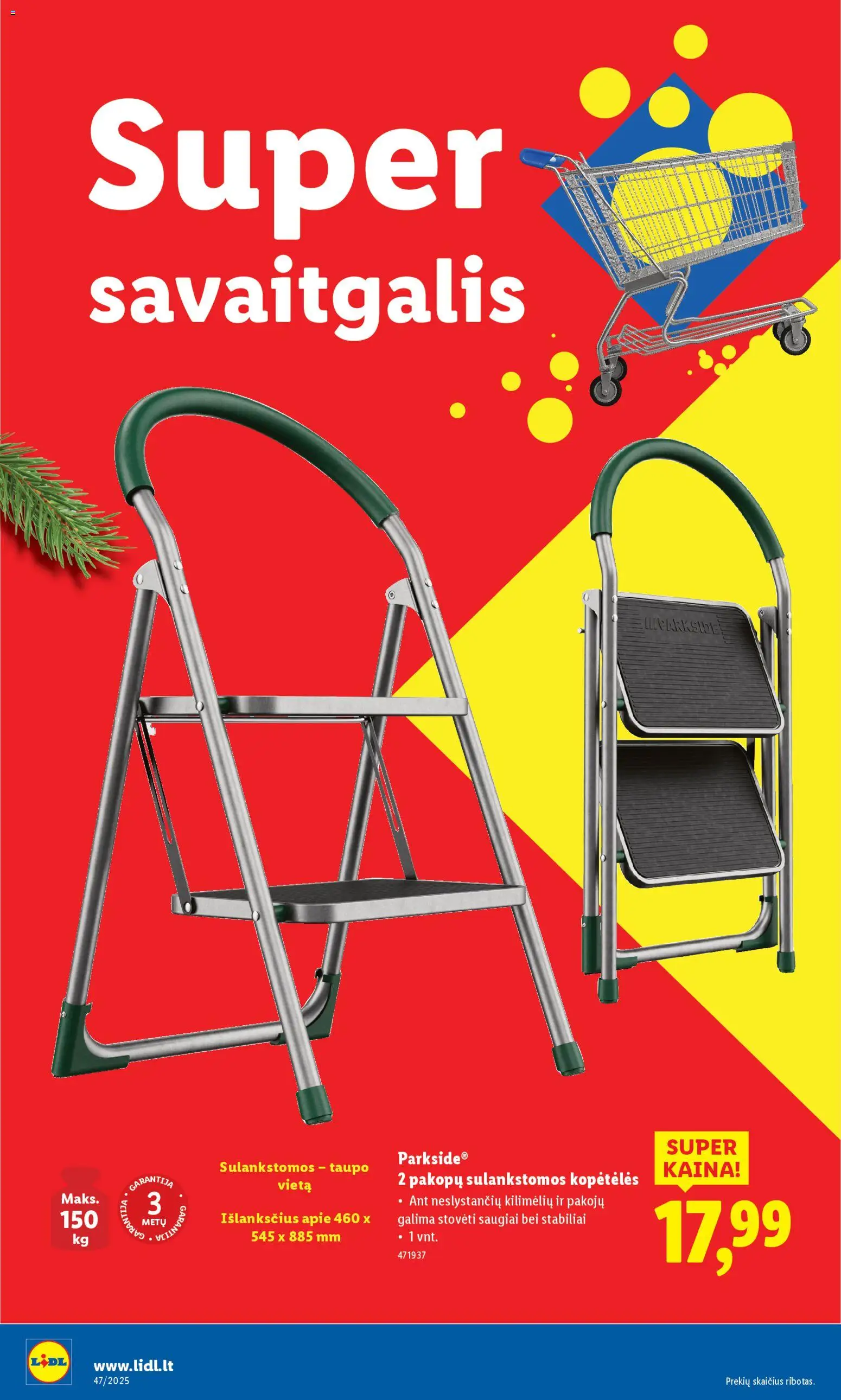 LIDL akcijos nuo 17.11.2025 | Puslapis: 40 | Prekių: Kopėtėlės