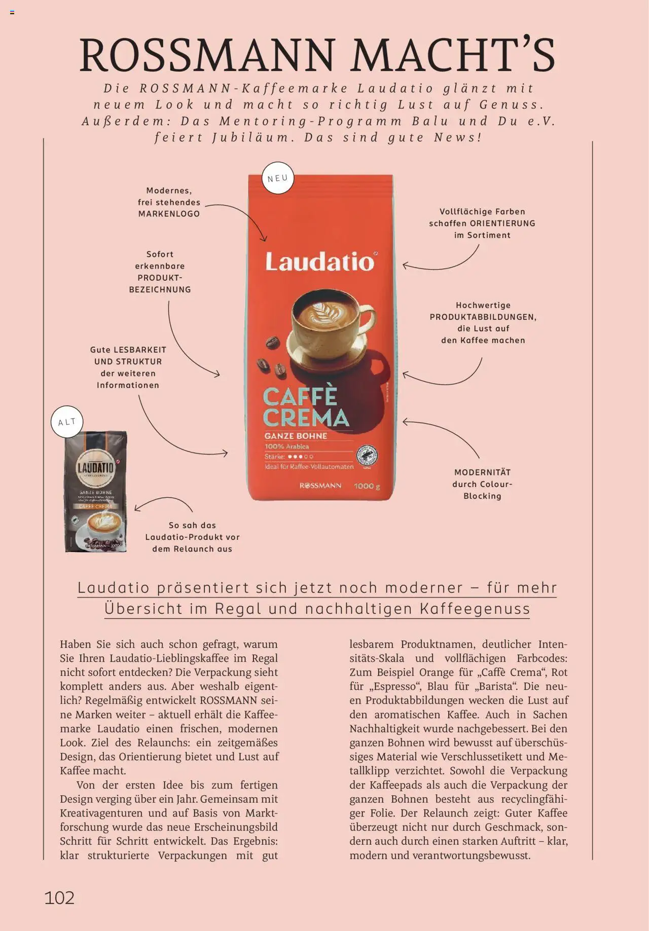 Rossmann Centaur - gültig ab dem 01.08.2025 | Seite: 102 | Produkte: Kaffeepads, Kaffee, Regal