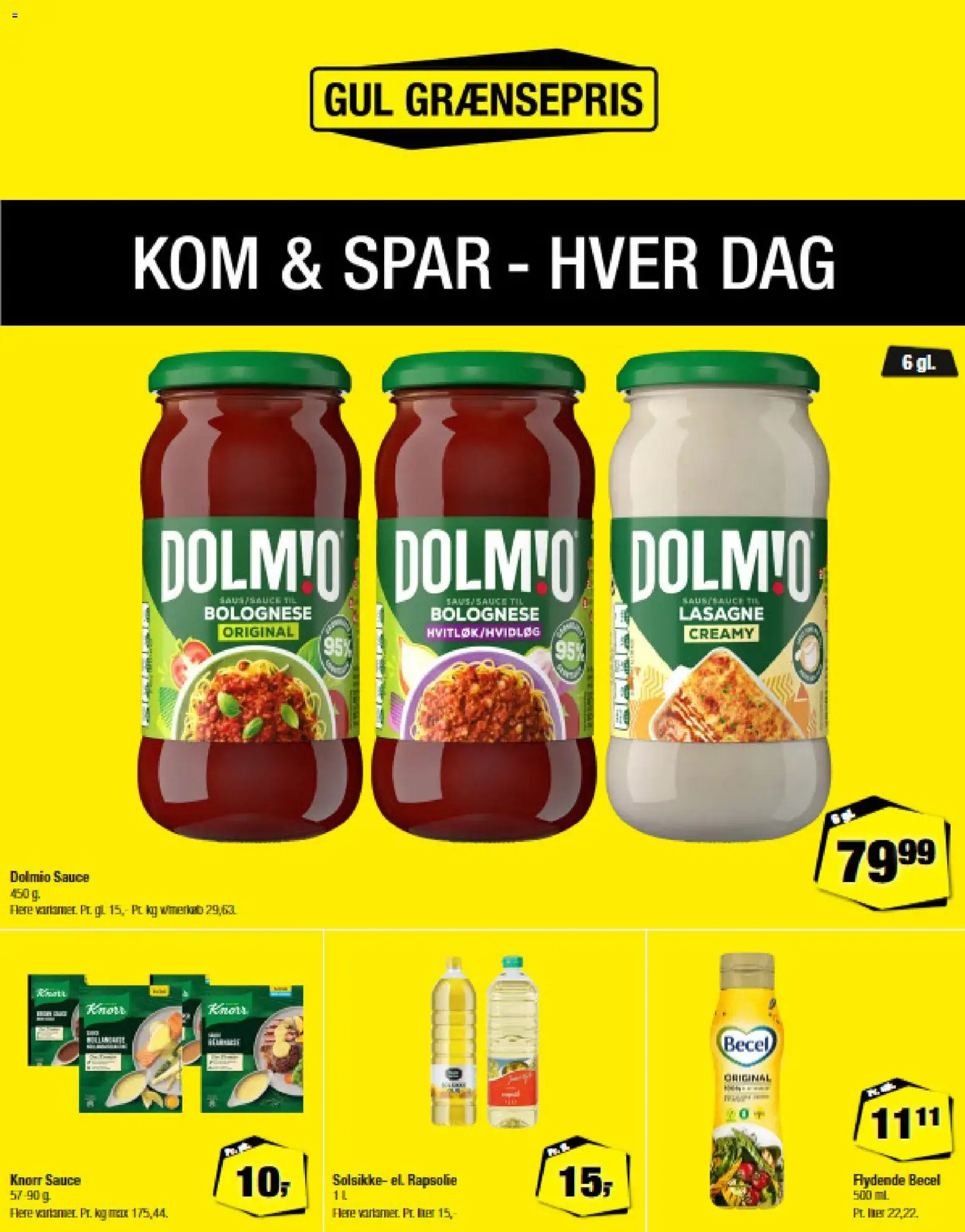 Calle tilbudsavis – gyldig fra 29.04.2026 | Side: 14 | Produkter: Rapsolie, Carpete