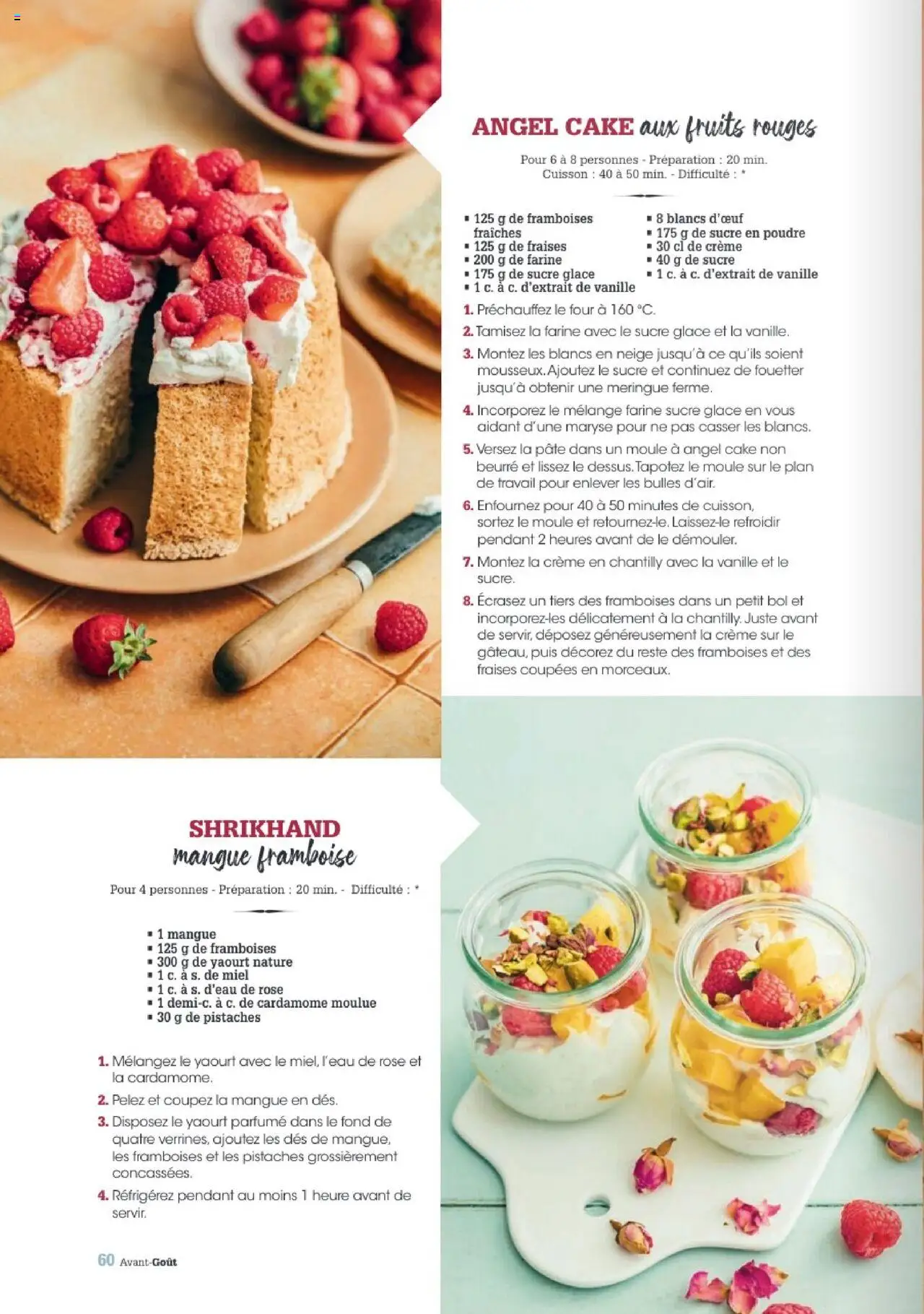  | Page: 60 | Produits: Sucre, Farine, Fraises, Crème