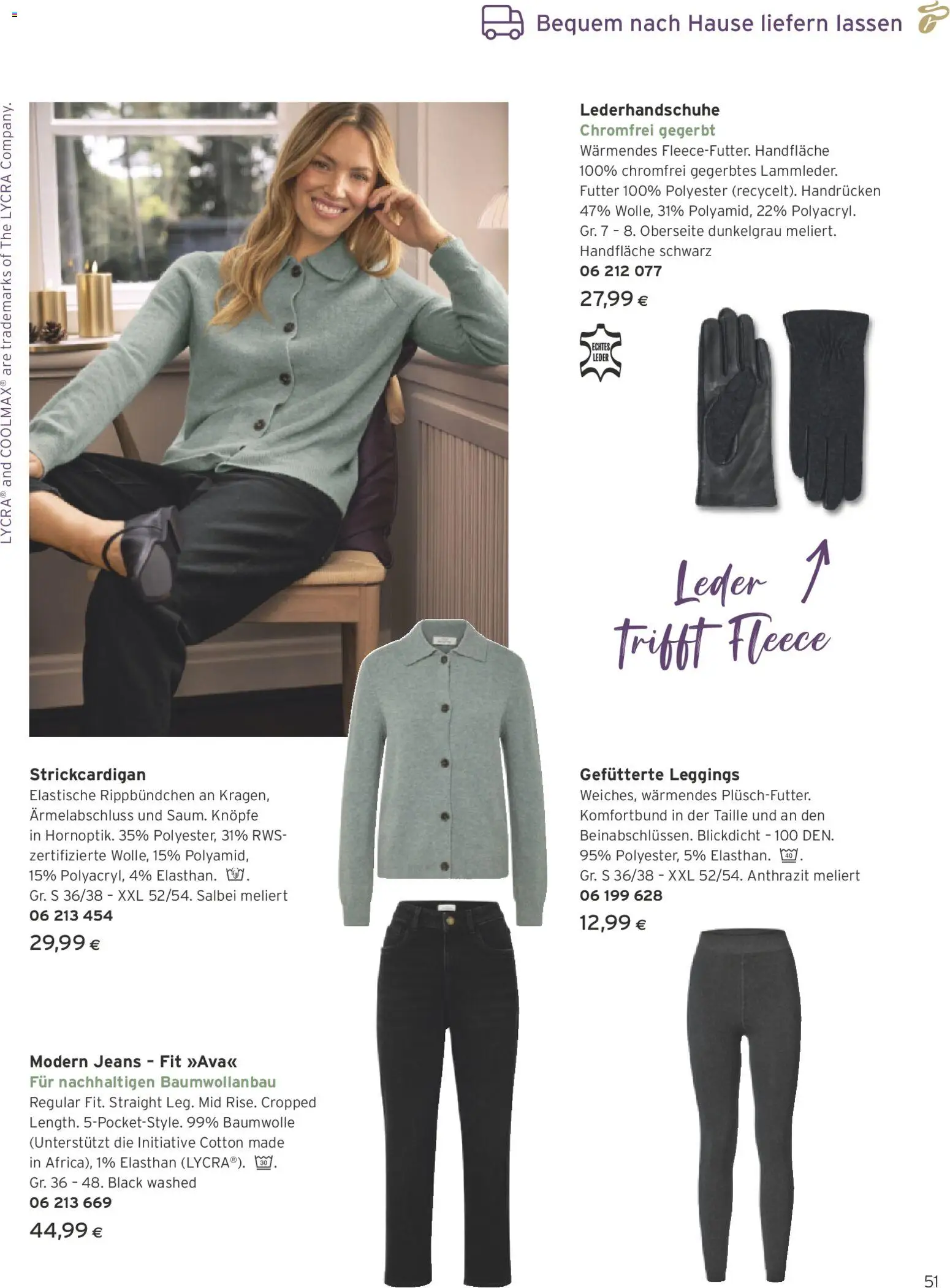 Tchibo Eduscho Tchibo Katalog: Advent 2025 gültig ab 13.11.2025 | Seite: 51 | Produkte: Leggings, Jeans