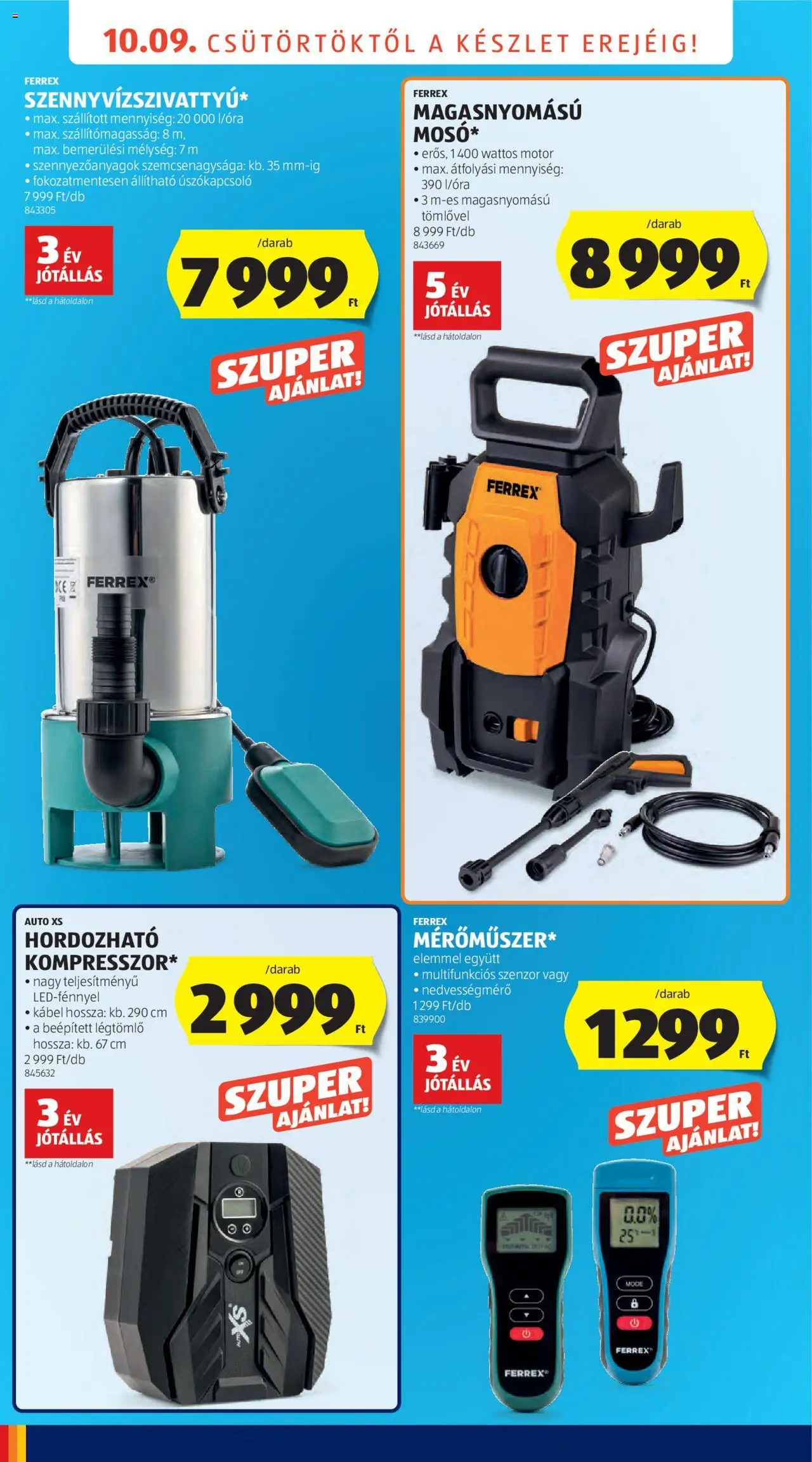 Aldi akciós ujság - amely érvényes a következő dátumtól: 09.10.2025 | Oldal: 10 | Termékek: Kábel