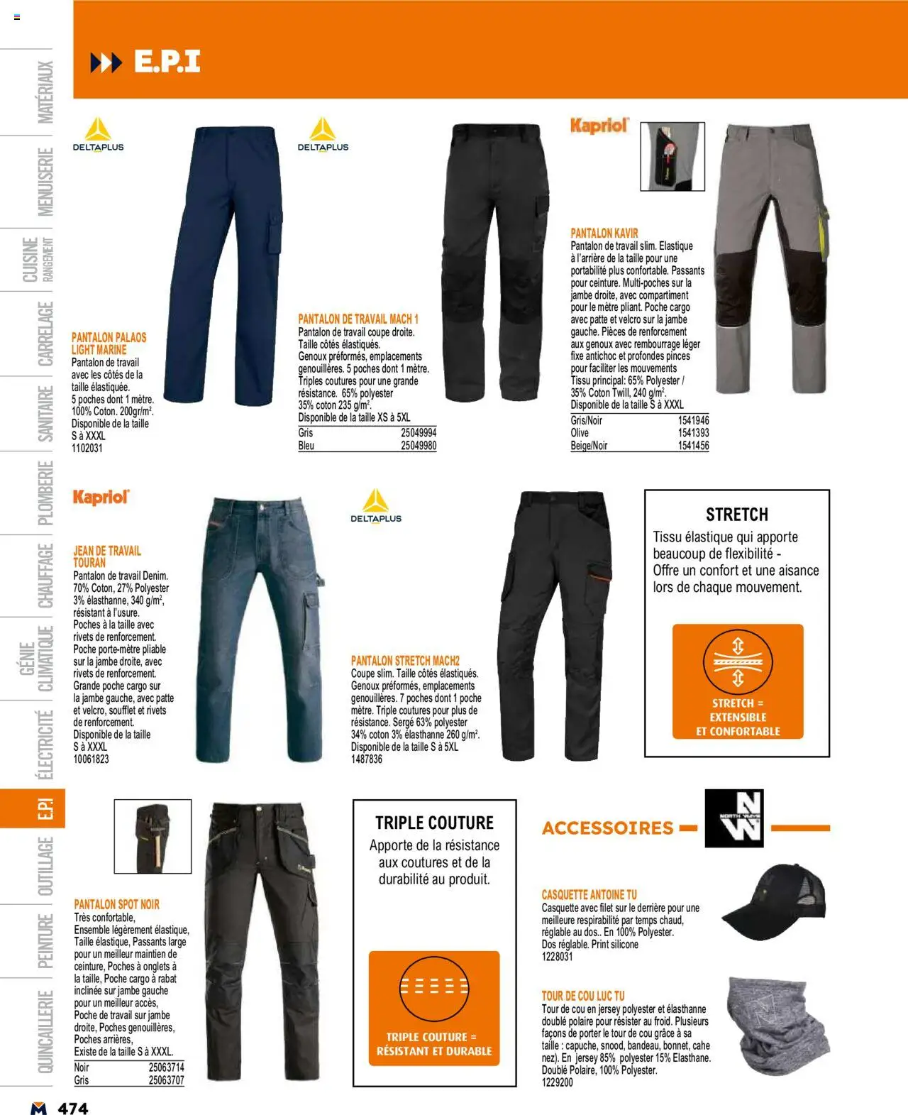  | Page: 474 | Produits: Olive, Pinces, Coton, Mètre