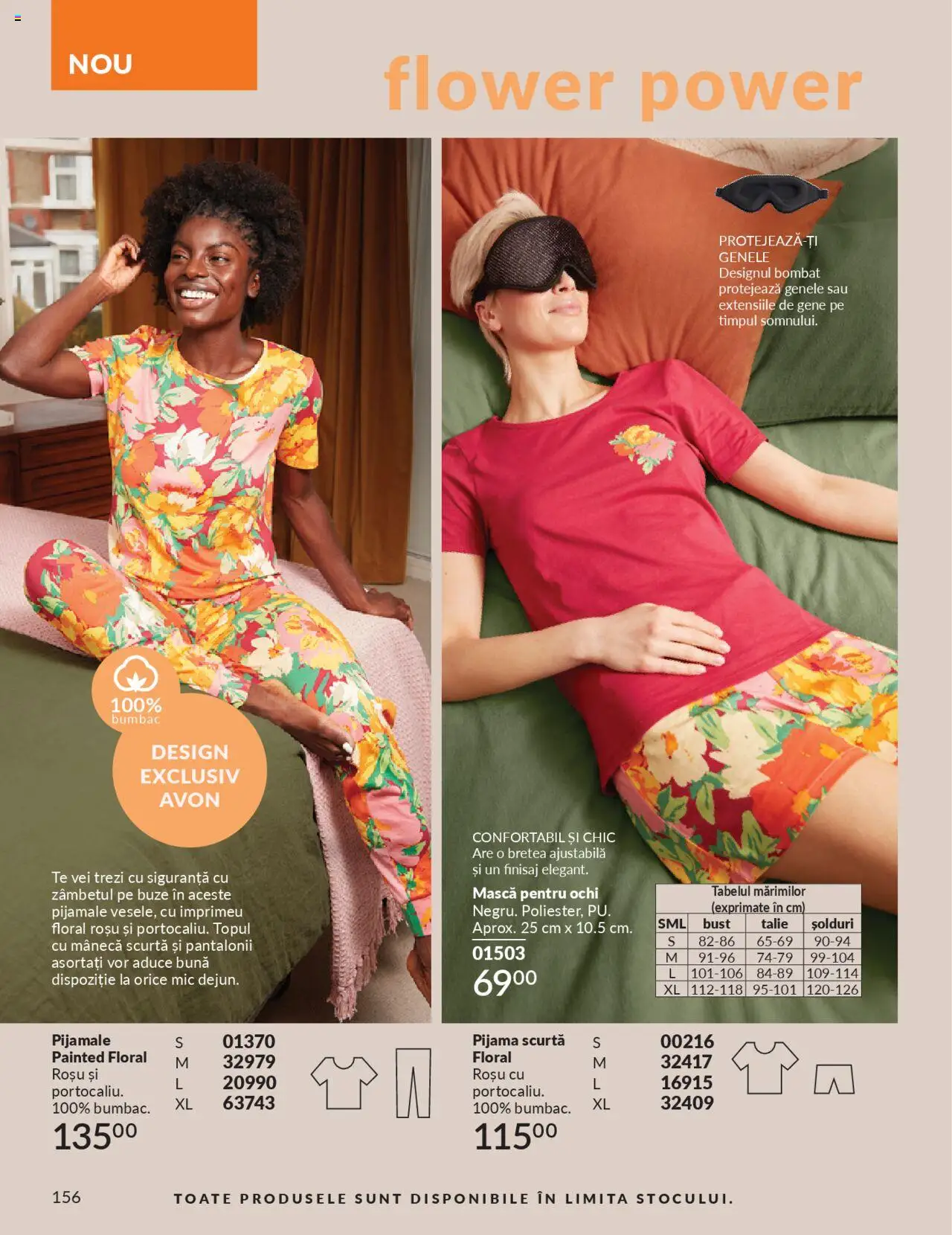 Catalog Avon - 09 2025 – valabil de la 01.09.2025 | Pagină: 156 | Produse: Pijamale