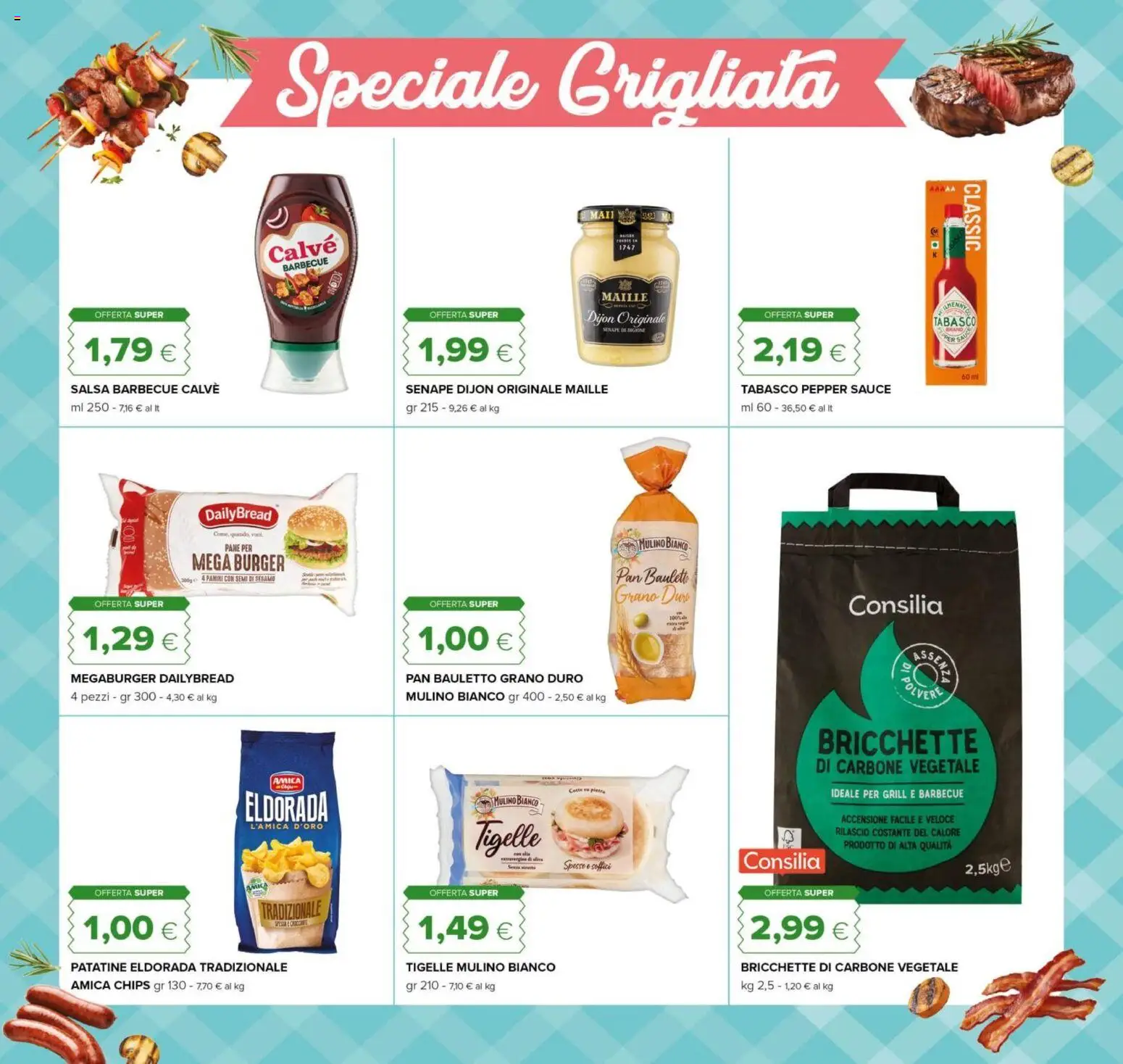 Volantino Tigre del 23.04.2026 | Pagina: 23 | Prodotti: Pane, Patatine, Barbecue, Salsa barbecue