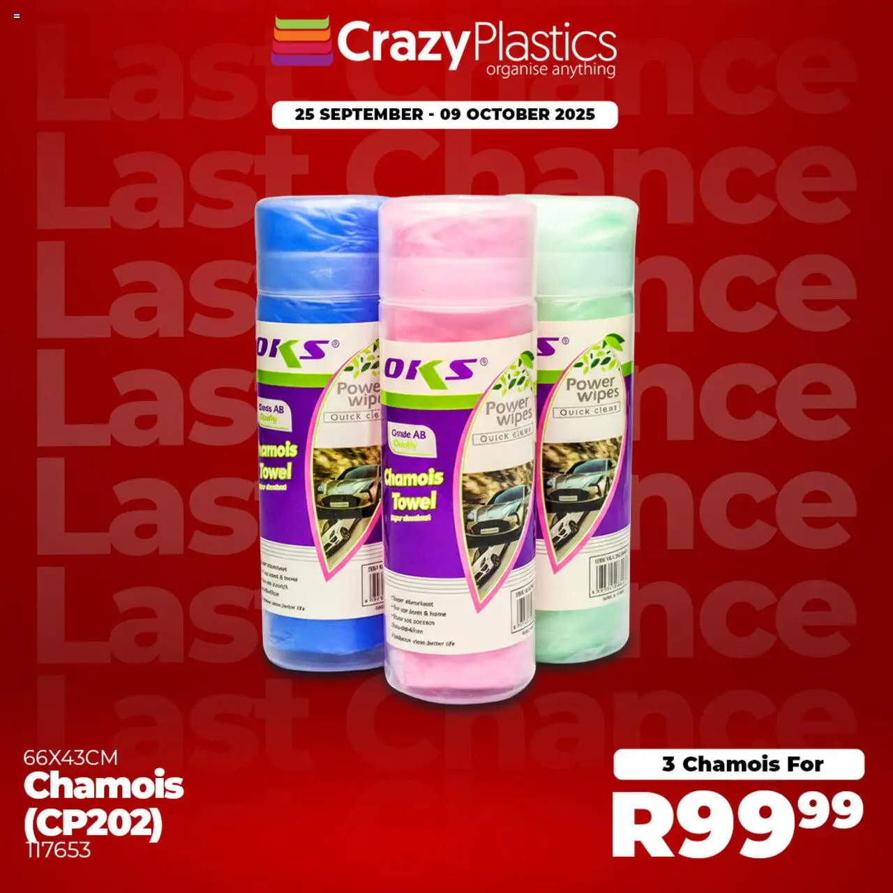 New Crazy Plastics catalogue – valid from 02.10.2025 | Page: 3 | Products: Towel
