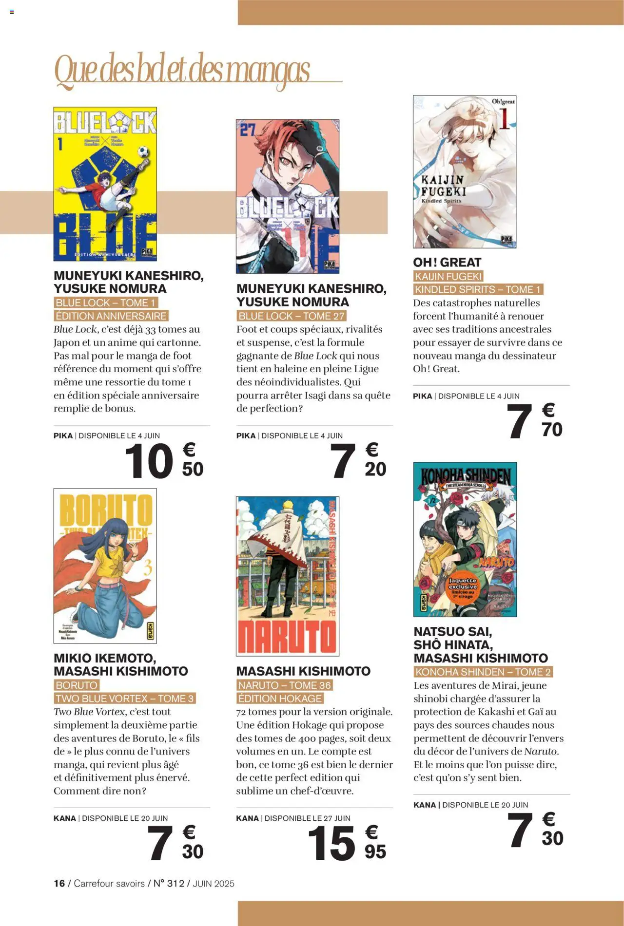  | Page: 16 | Produits: Manga, Thé
