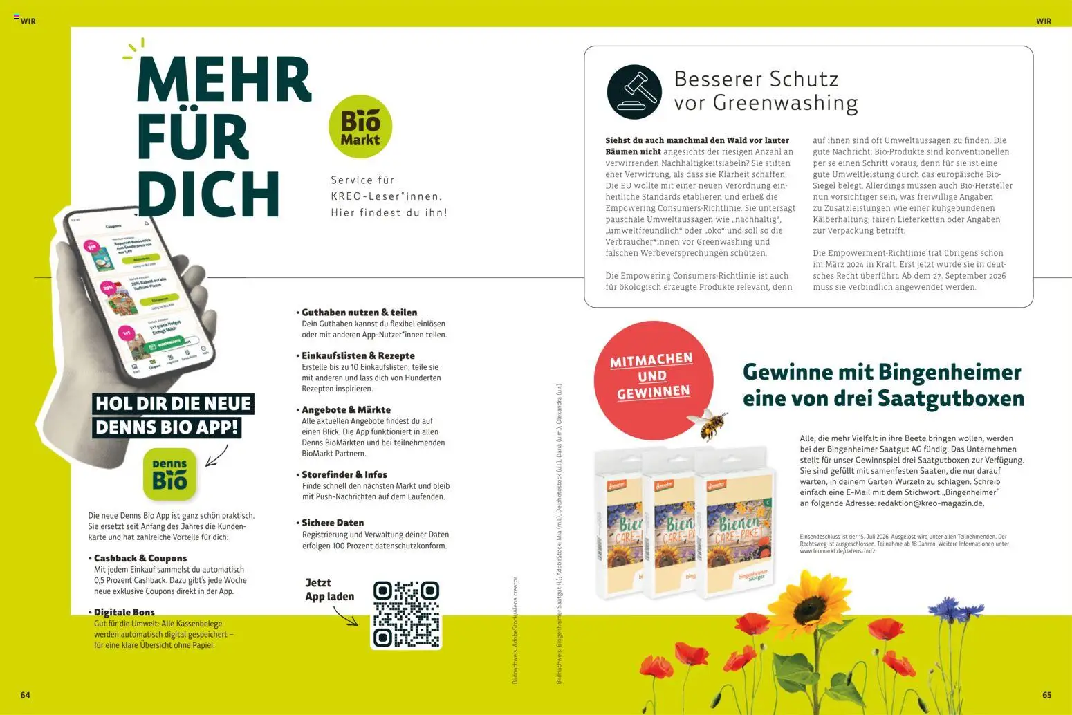 Denns BioMarkt KREO Magazin gültig ab 16.04.2026 | Seite: 33 | Produkte: Bier