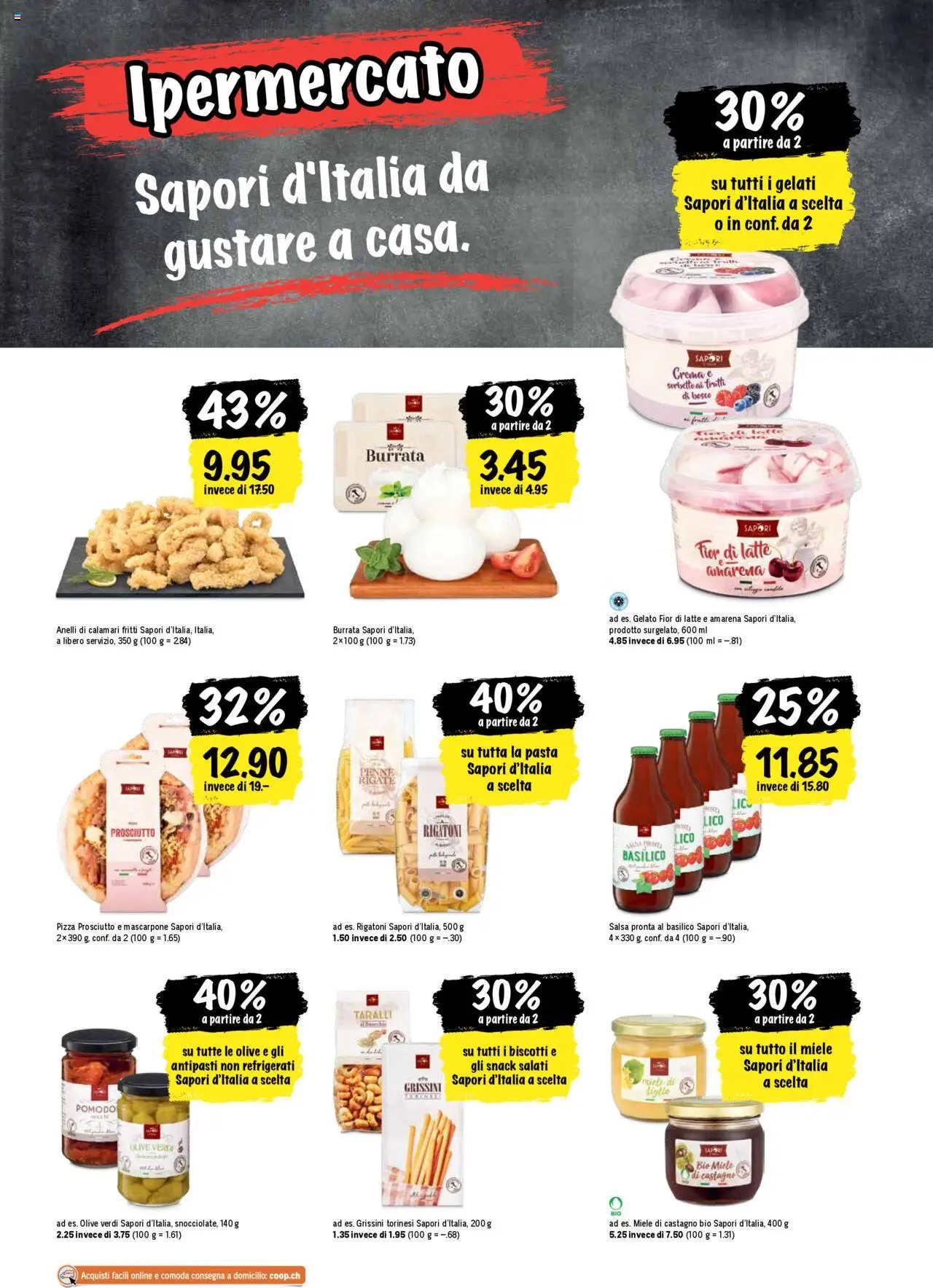 Coop - Una settimana di azioni – gültig ab 23.10.2025 | Seite: 23 | Produkte: Fennikel, Pizza, Pasta, Miele