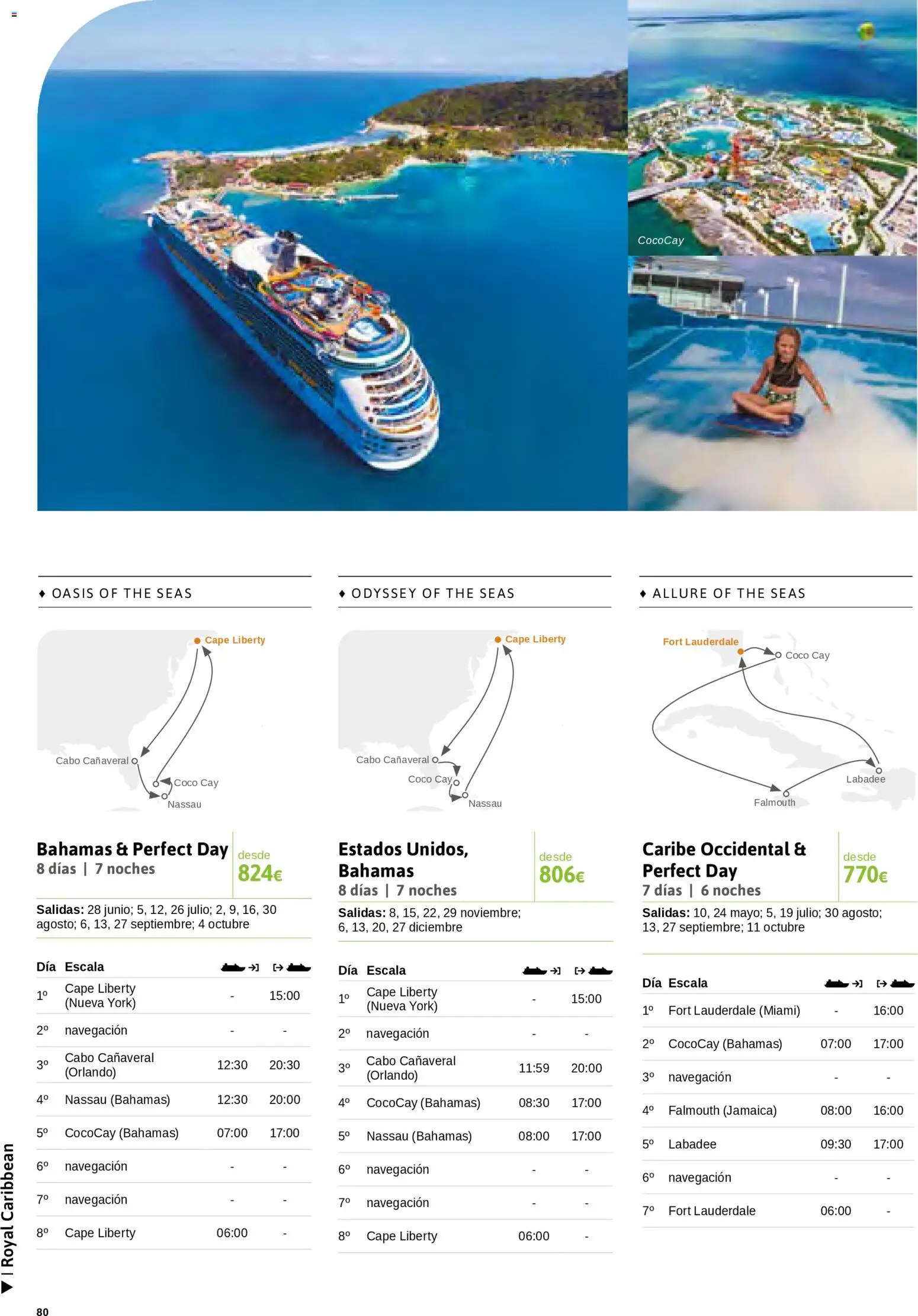 Viajes El Corte Inglés Cruceros marítimos │ válido desde el 01.01.2026 | Página: 81 | Productos: Τυρόπιτα, Navegación