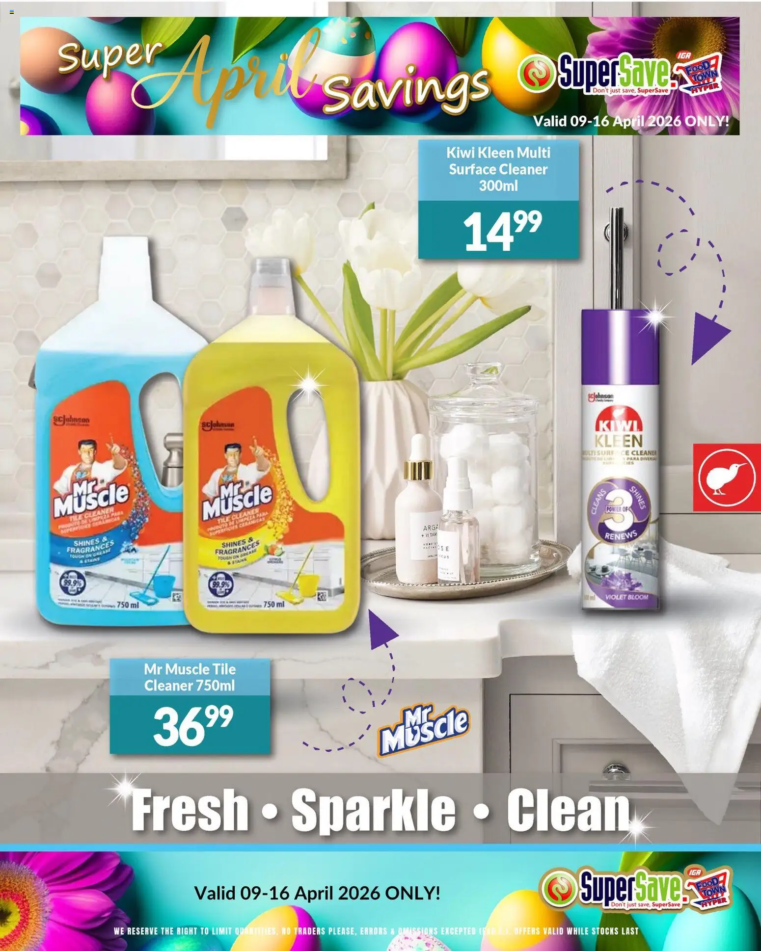 New Super Save catalogue – valid from 09.04.2026 | Page: 60 | Products: Surface cleaner, Kiwi