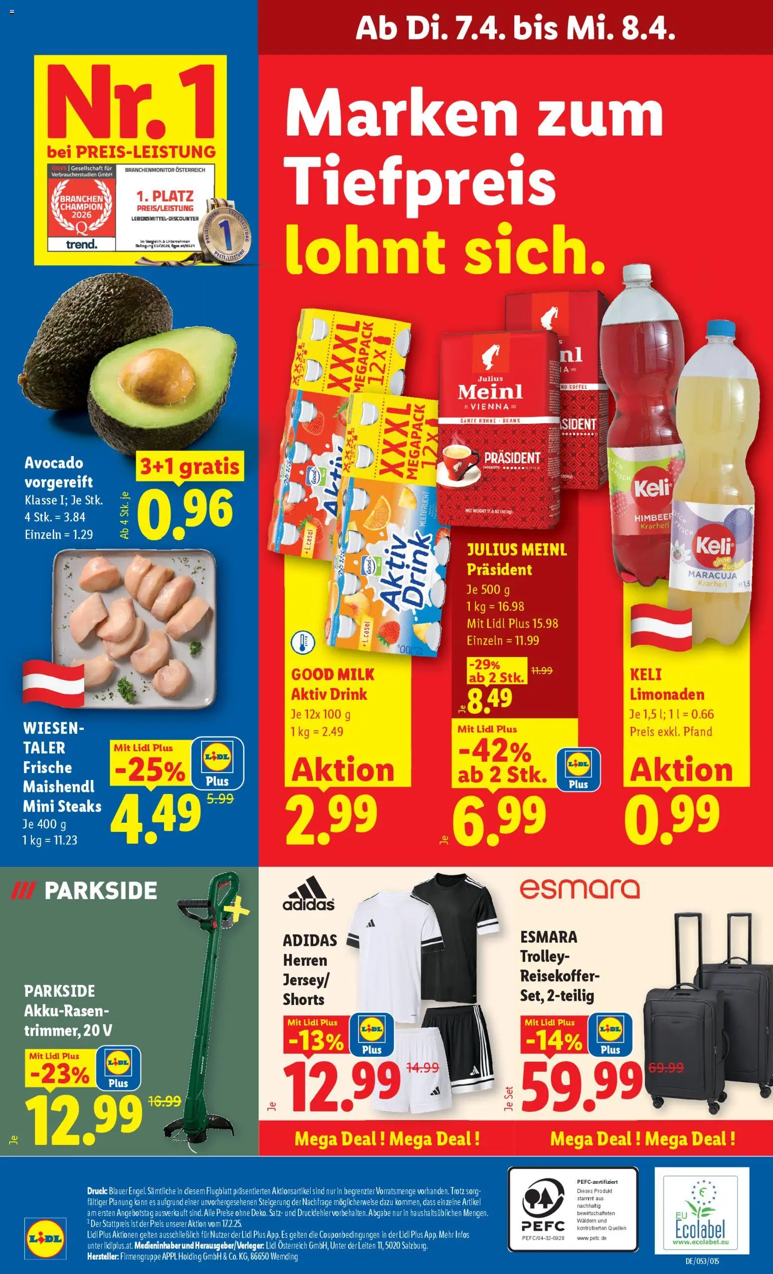 Lidl Flugblatt - Oberpullendorf, Güssing, Oberwart gültig ab 02.04.2026 | Seite: 30 | Produkte: Avocado, Zucker