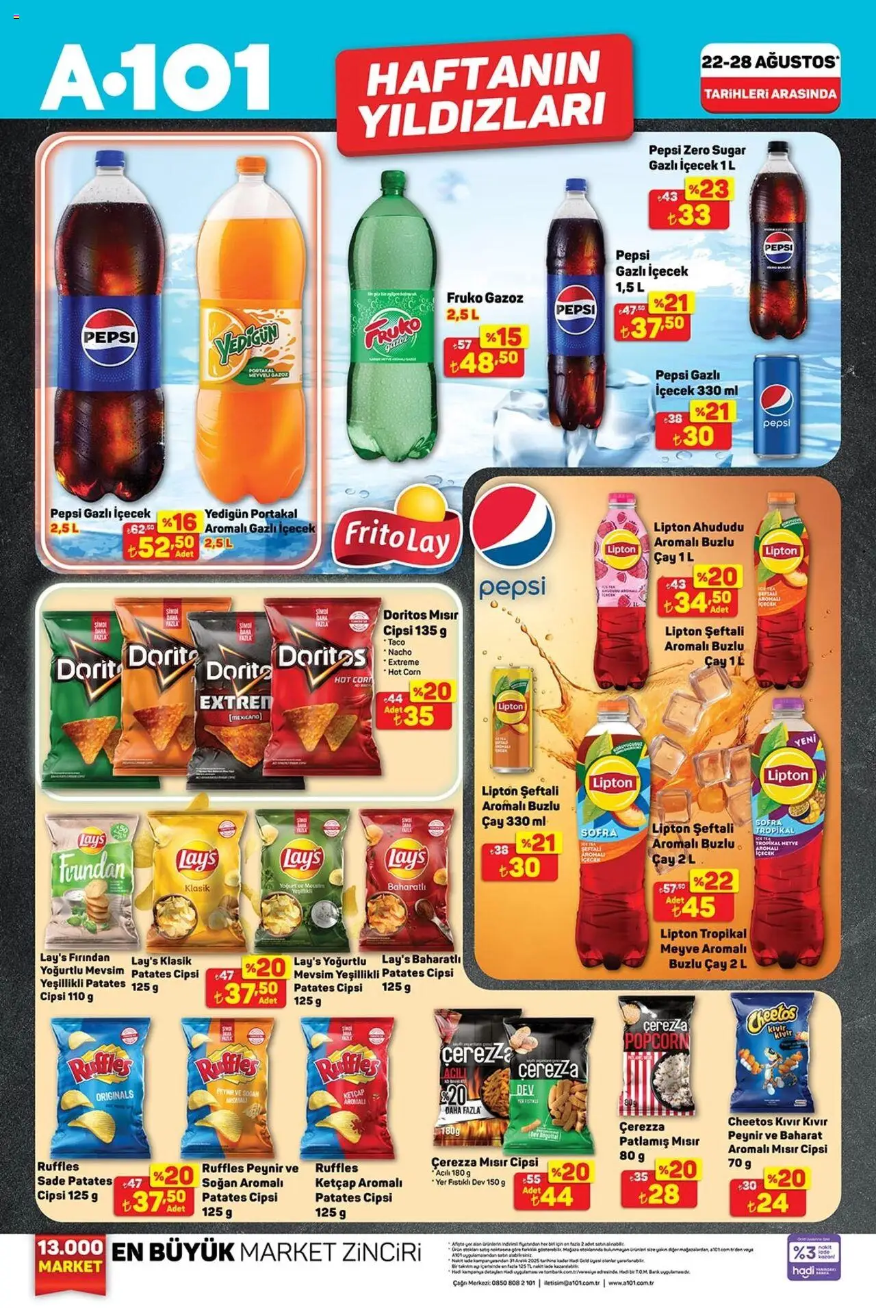 A101 Katalog - 22.08.2025 tarihinden itibaren geçerlidir | Sayfa: 2 | Ürünler: Soğan, Meyve, Ahududu, Mısır