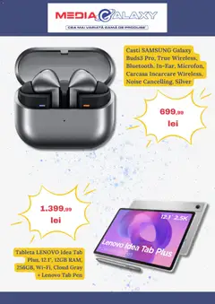 Ofertele Media Galaxy valabile de la 29.01.2026 | Pagină: 2 | Produse: Tabletă, Căști, Carcasă
