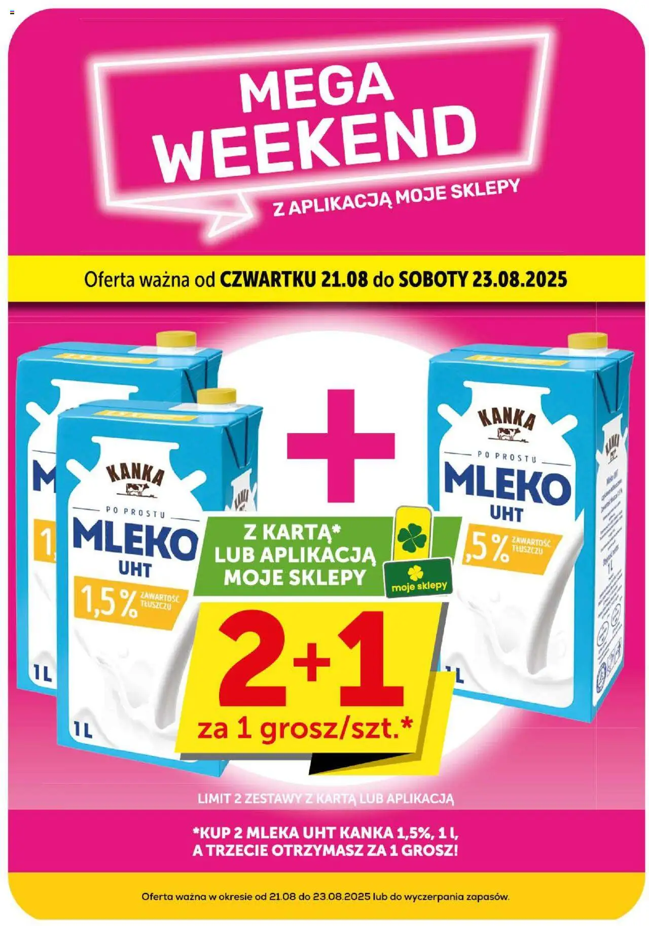 Groszek Gazetka od 21.08.2025 | Strona: 24 | Produkty: Karta, Mleka, Mleko