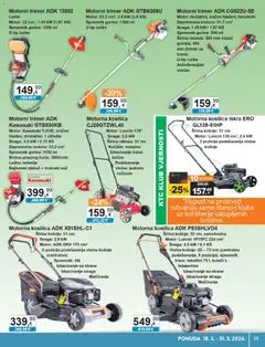 KTC Katalog tehnike i posuđa - Pregled kataloga iz trgovine KTC, vrijedi od 18.03.2026 | Stranica: 21 | Proizvodi: Kosilica, Nož, Trimer, Rezač