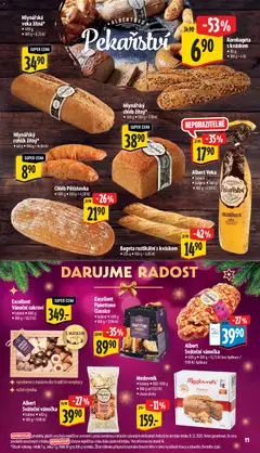 Náhled letáku Albert leták - Supermarket od 17.12.2025 | Strana: 18 | Produkty: Chléb, Rohlík, Medovník, Mlynářský chléb