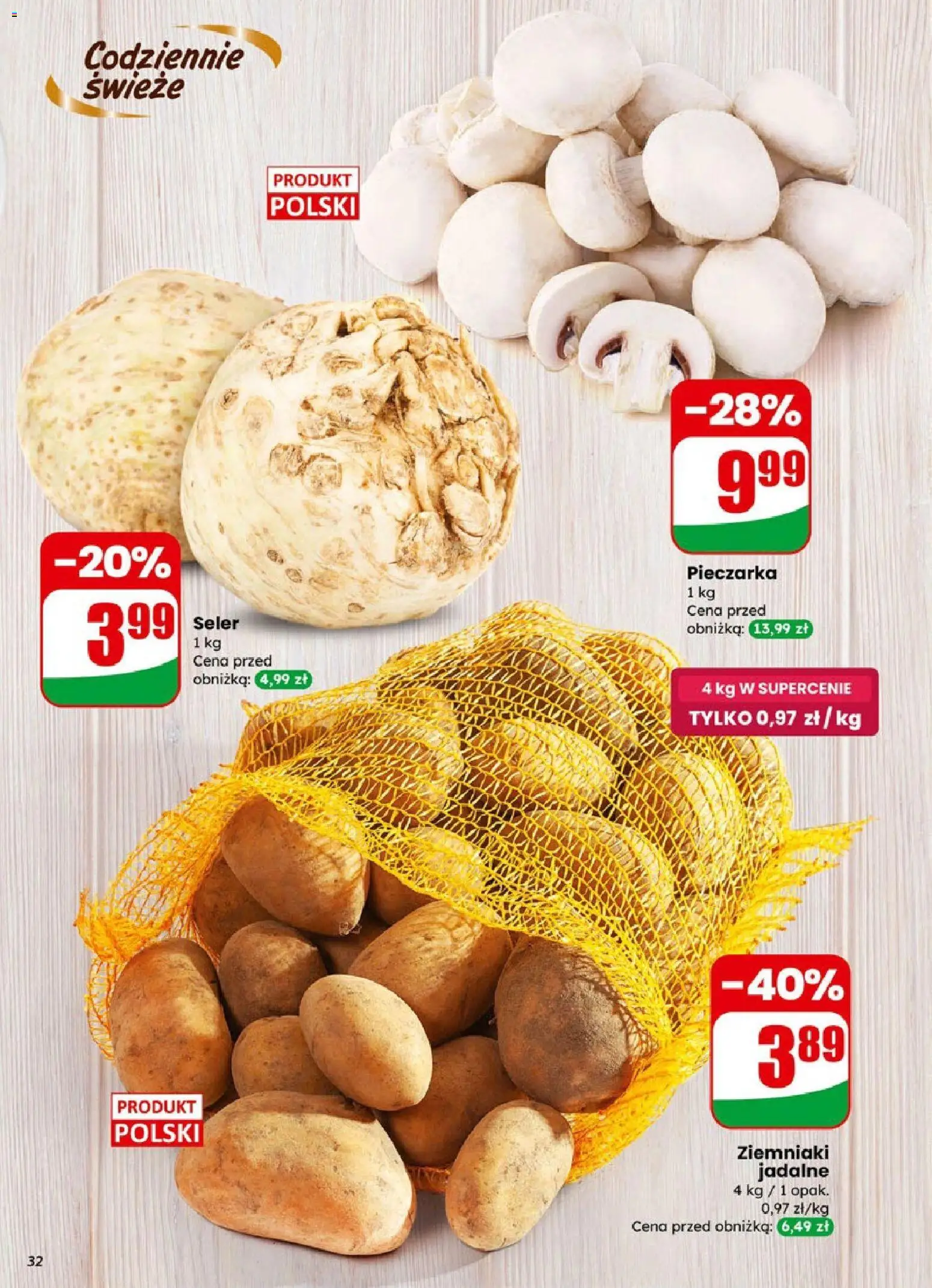 Dino Gazetka od 07.01.2026 | Strona: 32 | Produkty: Ziemniaki