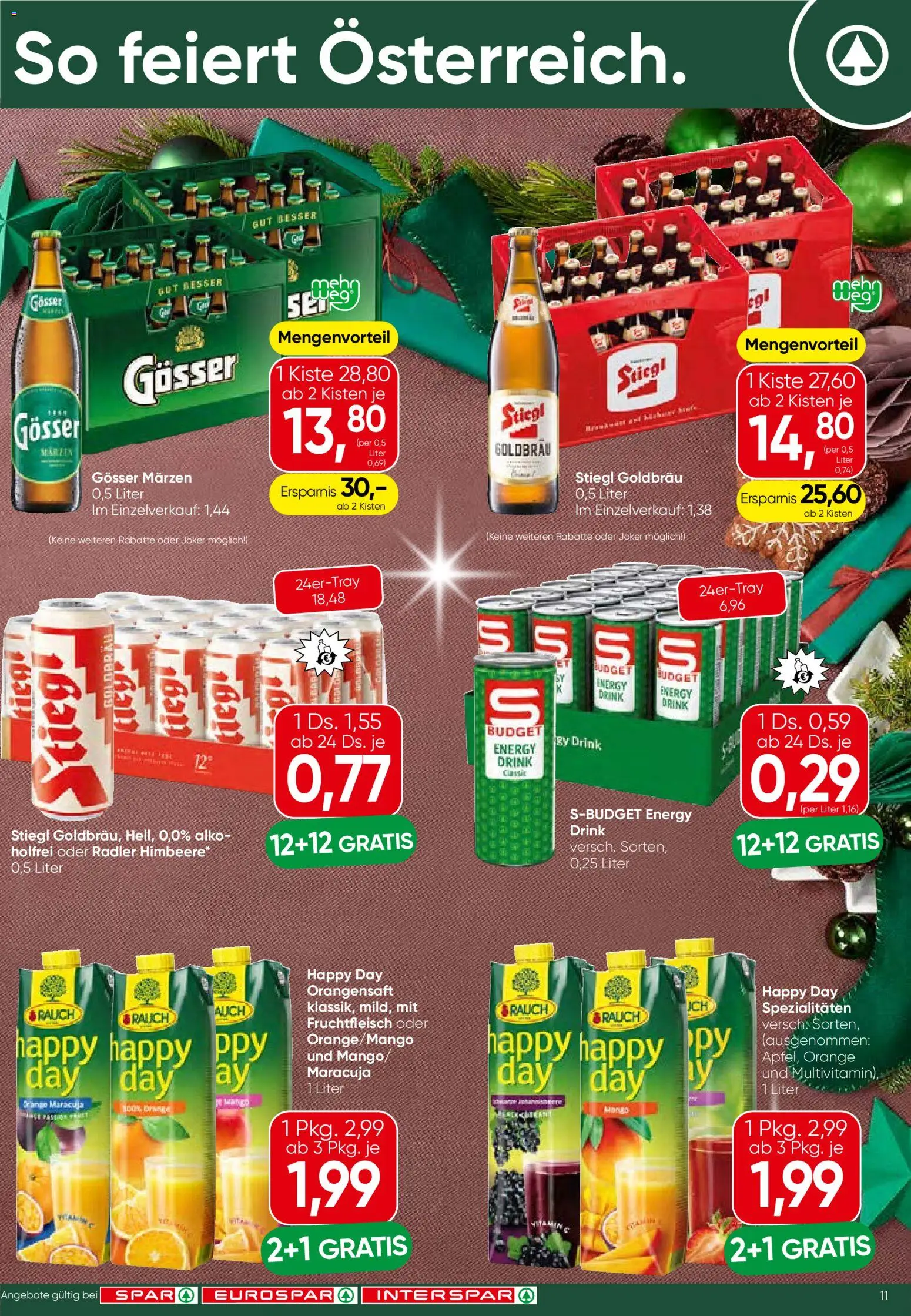 Spar Flugblatt - Oberösterreich gültig ab 23.12.2025 | Seite: 11 | Produkte: Mango