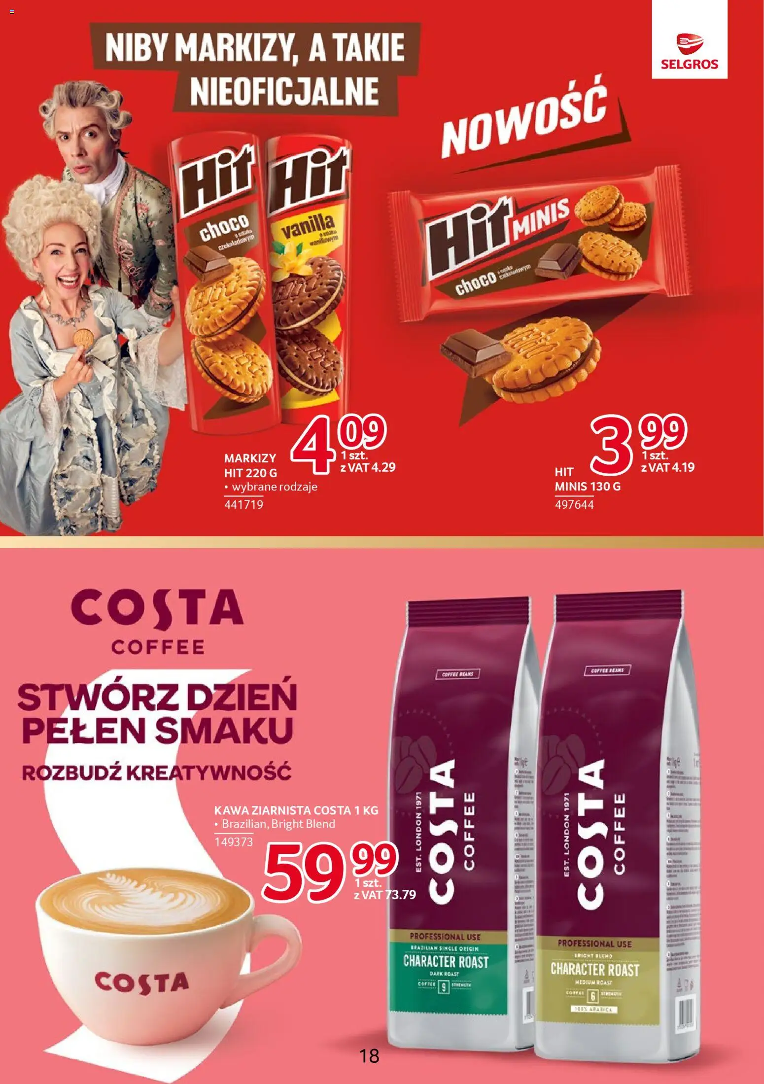 Selgros cash&carry Gazetka - Markowe produkty od 20.11.2025 | Strona: 18 | Produkty: Kawa ziarnista, Kawa