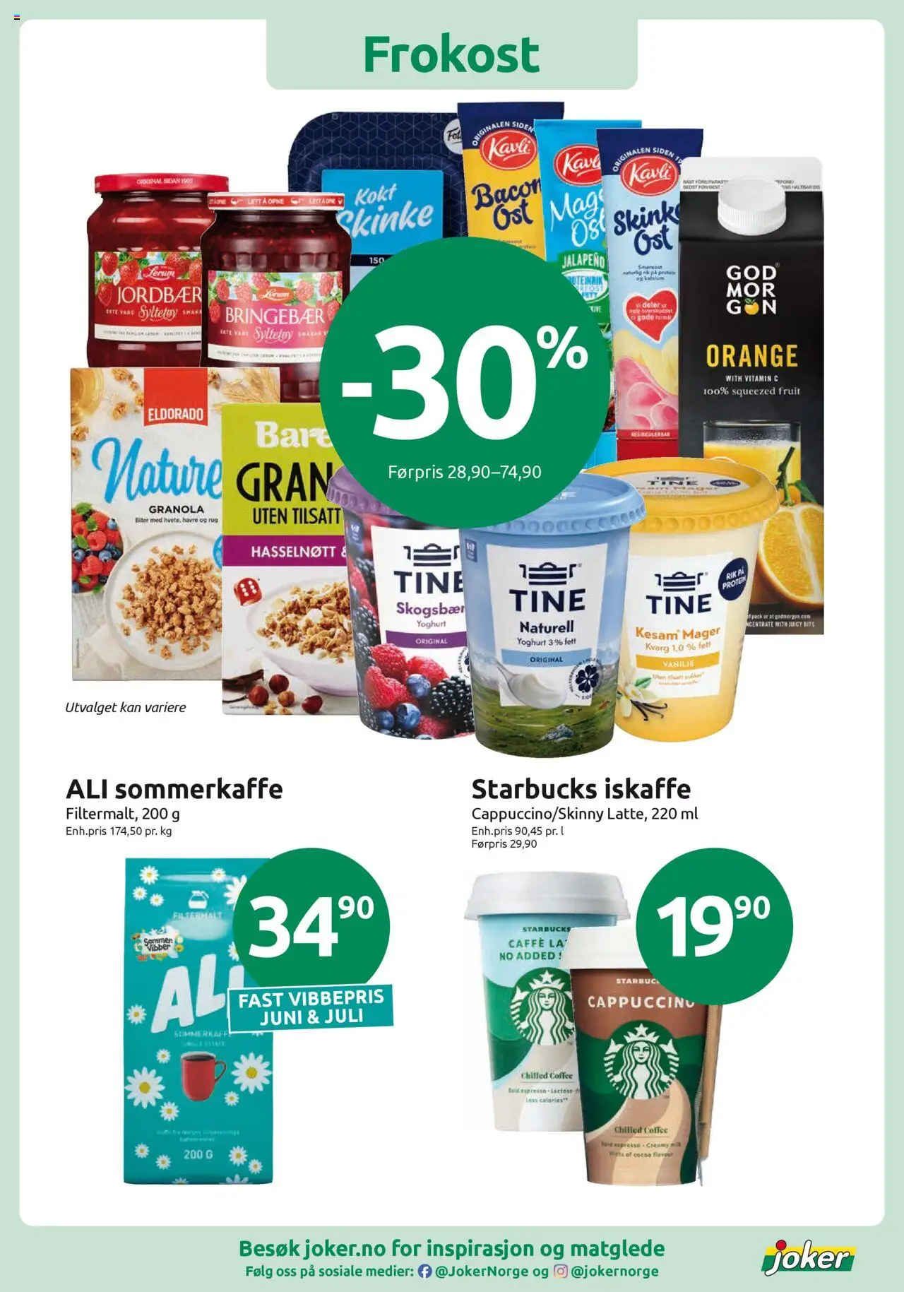  | Side: 13 | Produkter: Jordbær, Sukker, Iskaffe, Mikrovalovka