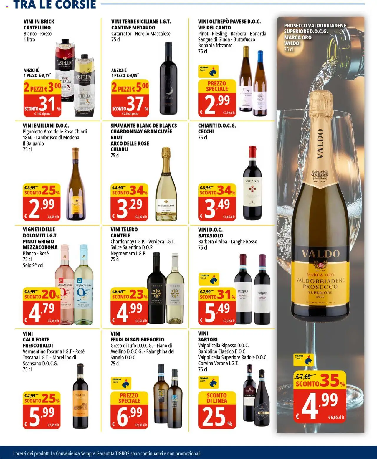 Volantino Tigros del 20.05.2025 | Pagina: 15 | Prodotti: Prosecco, Spumante