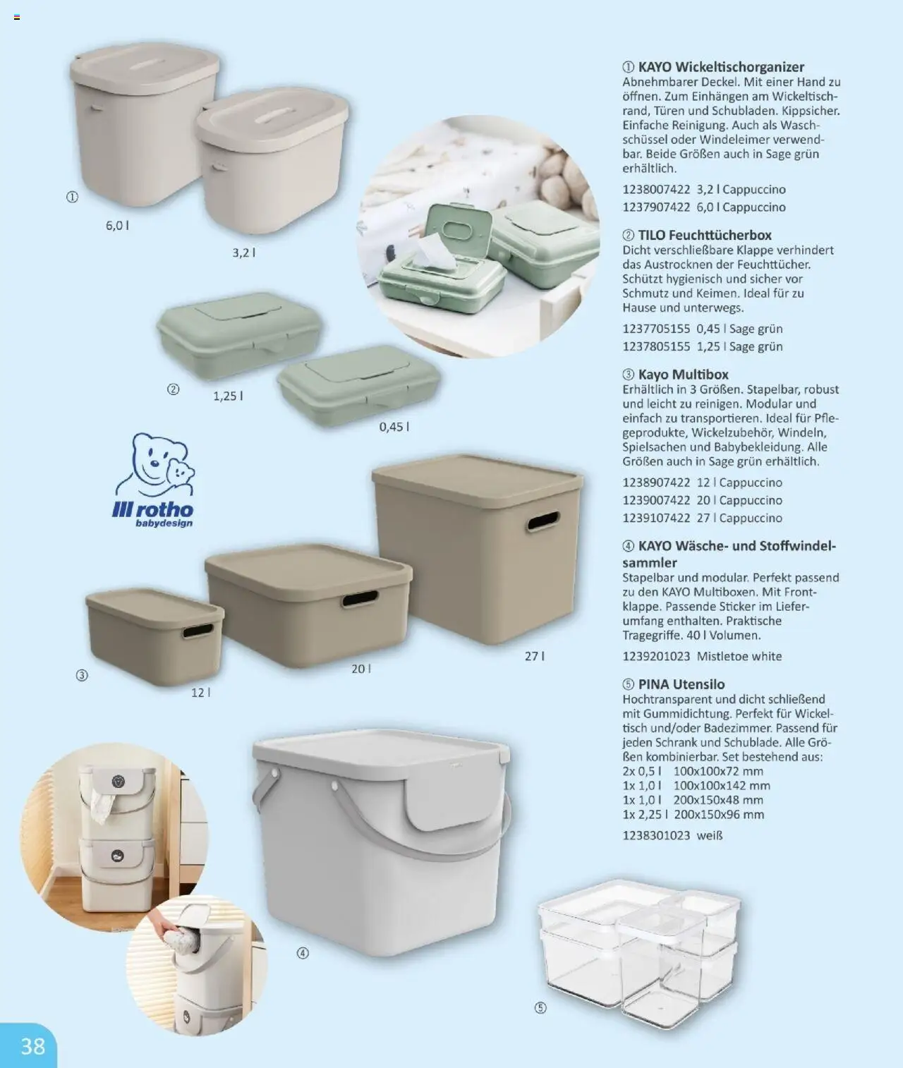 Vedes - Babykatalog - gültig ab dem 01.07.2025 | Seite: 38 | Produkte: Tisch, Schrank, Wickeltisch