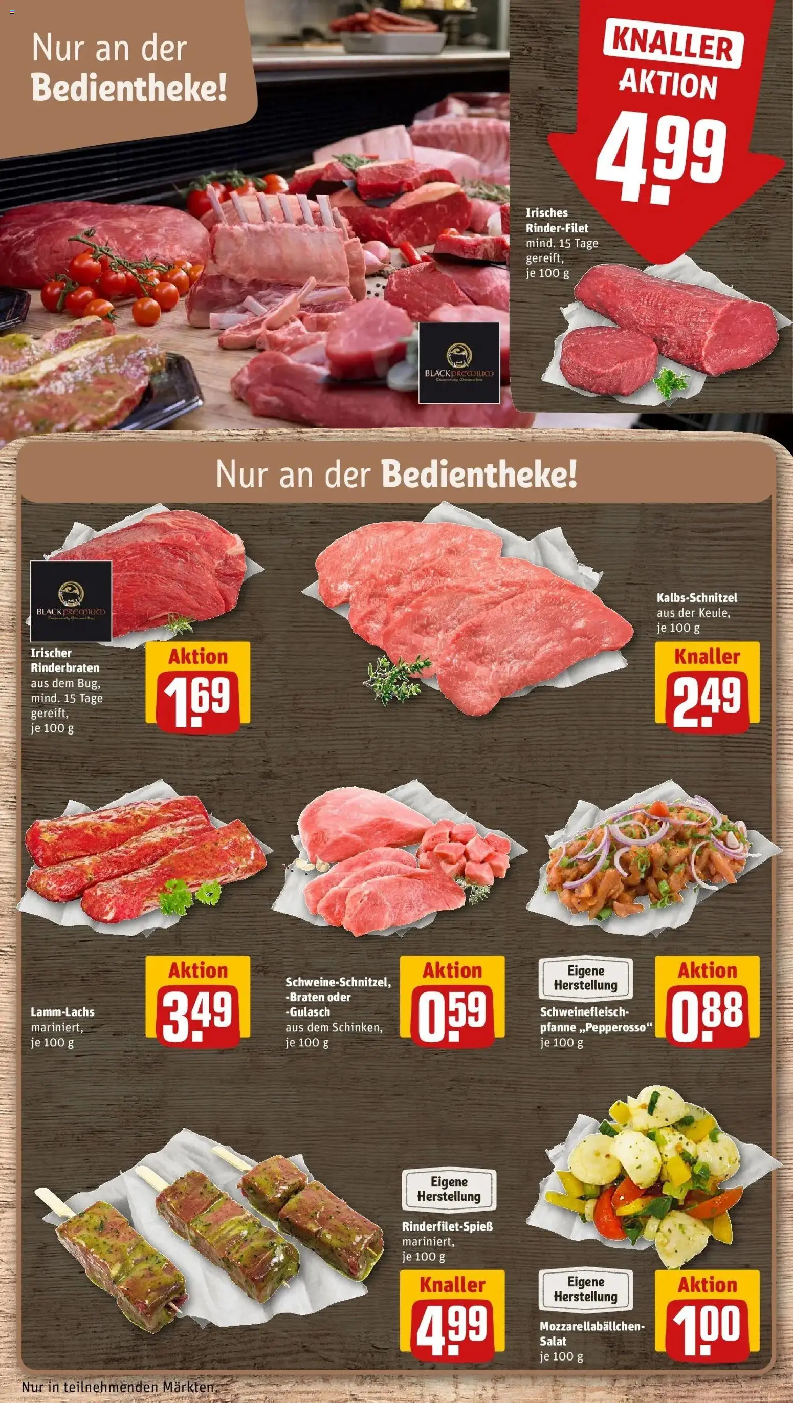 Rewe Prospekt Berlin / Niederschöneweide	 – gültig ab 15.03.2026 | Seite: 12 | Produkte: Rinderbraten, Rinderfilet, Gulasch, Schweinefleisch