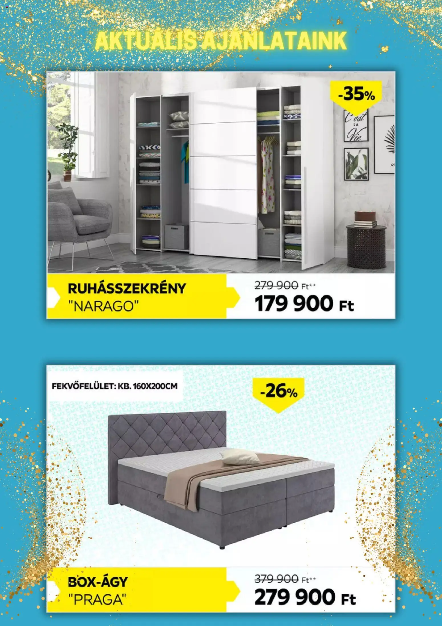 Möbelix akciós ujság - amely érvényes a következő dátumtól: 17.11.2025 | Oldal: 3 | Termékek: Ruhásszekrény